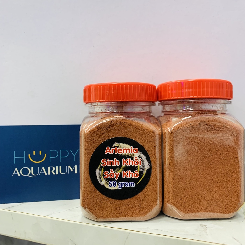 Artemia Sinh Khối Sấy Khô 50g - Thức ăn phù hợp cho mọi loại cá cảnh