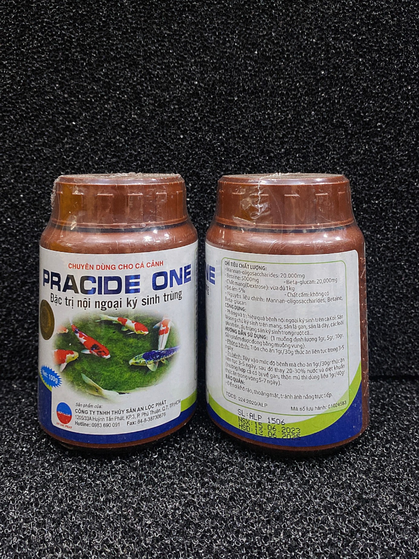 PRACIDE ONE Đặc Trị Nội Ngoại Ký Sinh Trùng Hủ 100gr