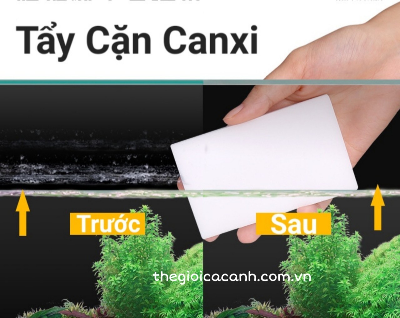 Dung dịch tẩy cặn Canxi Voonline an toàn cho bể cá 200ml