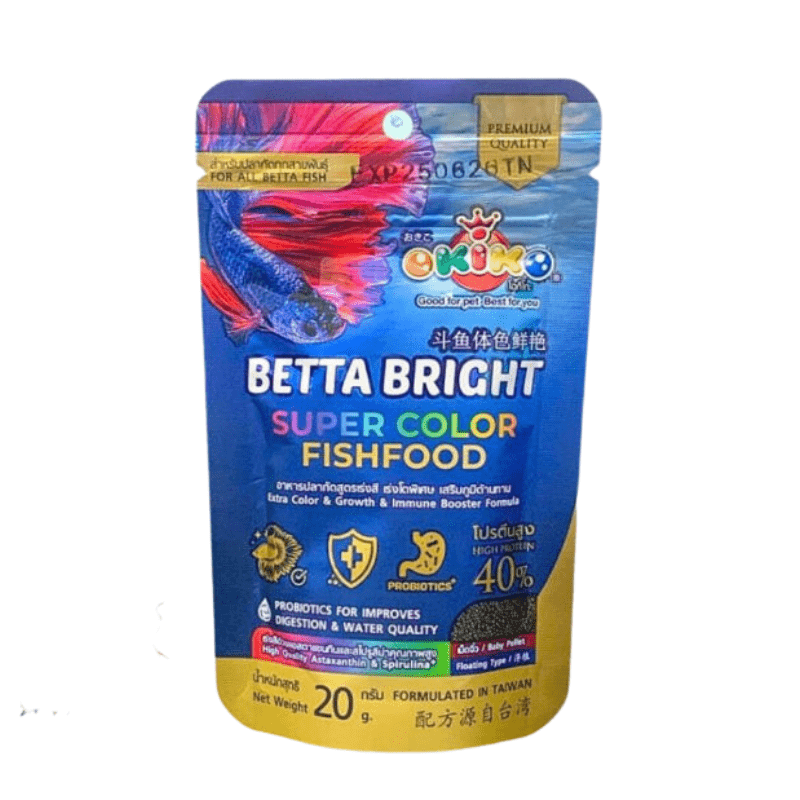 Thức ăn Betta Bright Super Color OKIKO 20g