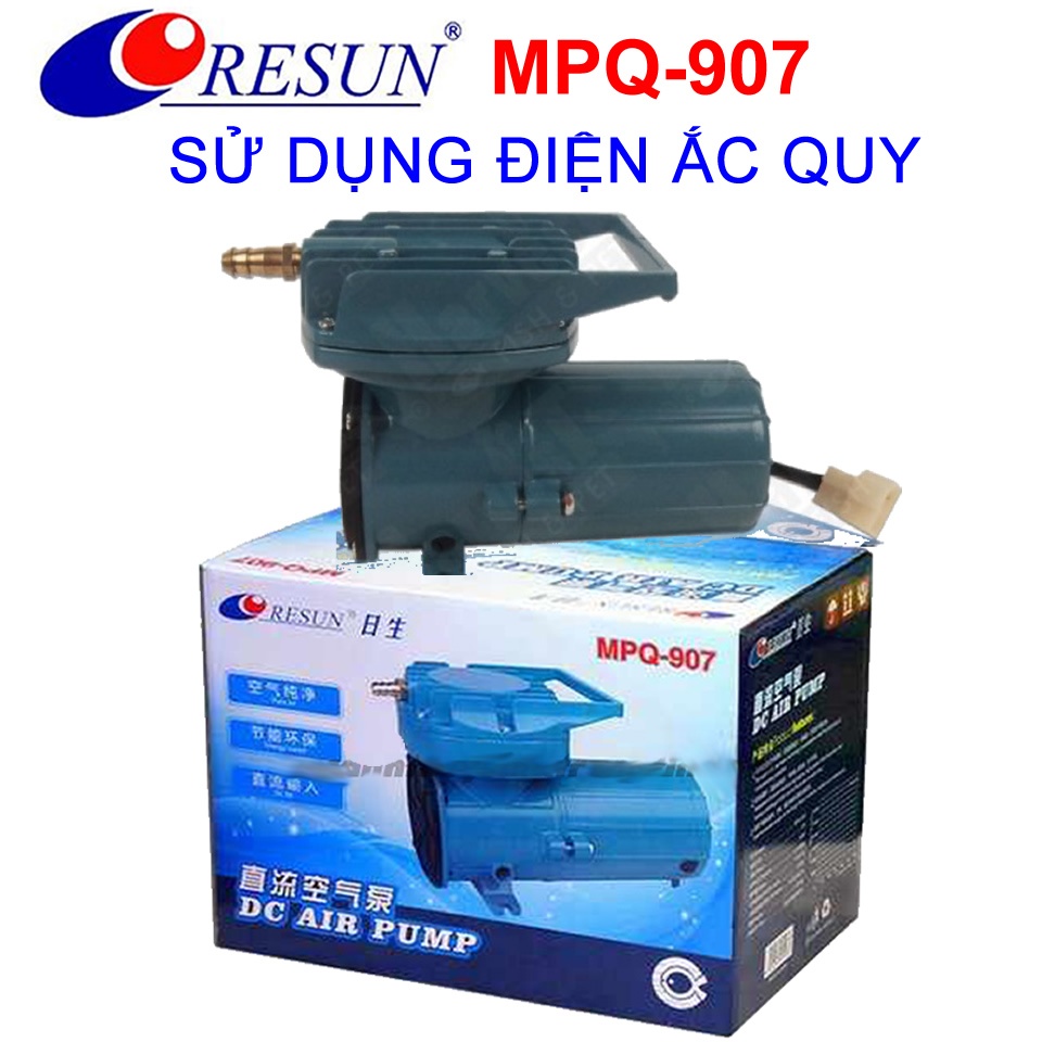 RESUN MPQ-907 (130W) MÁY SỦI OXY CHẠY BẰNG ACQUY 12V