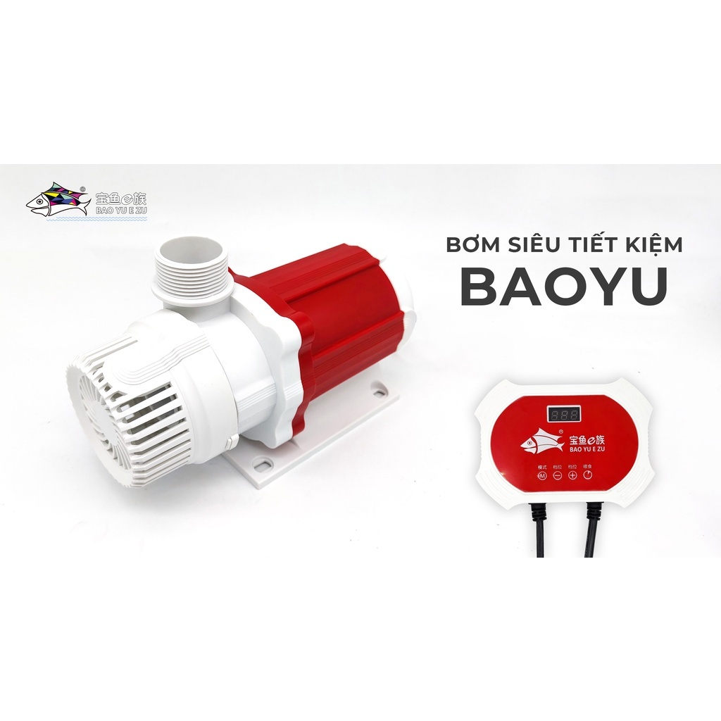 Máy Bơm BAOYU Tiết Kiệm Điện, Có Bảng Điều Khiển 12 Chế Độ BY 2000/3000/4000/6000/9000/12000