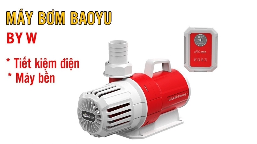 Máy bơm hồ Koi điều chỉnh lưu lượng Baoyu BY W8000, BY W10000, BY W12000,BY W 16000, BY W18000, BY W20000, BY W25000