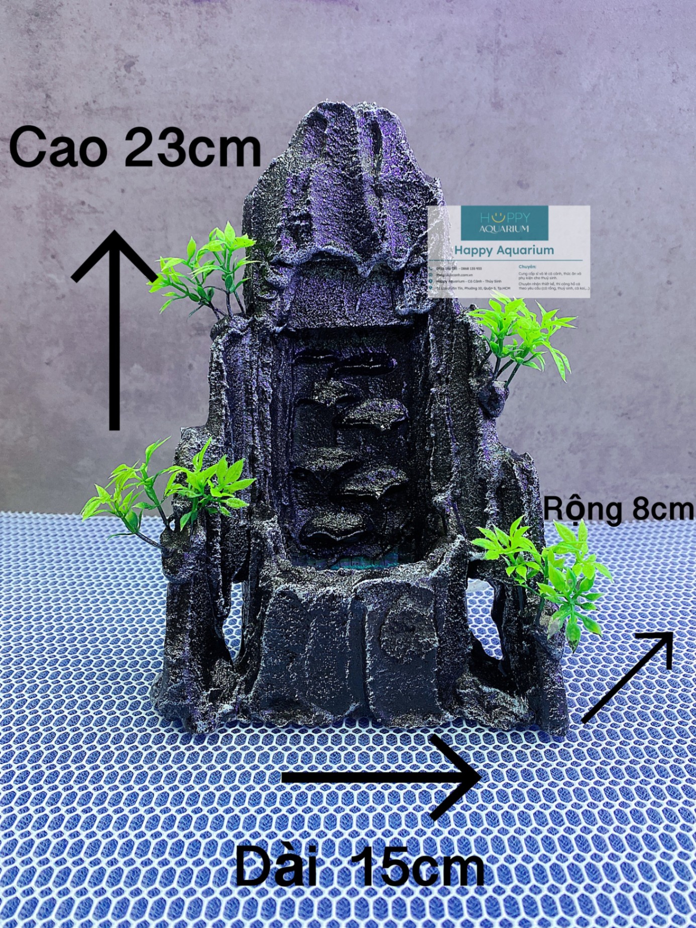 Suối Đen Trang Trí Hồ Cá - Tạo Dòng Chảy Phong Thủy Liên Tục