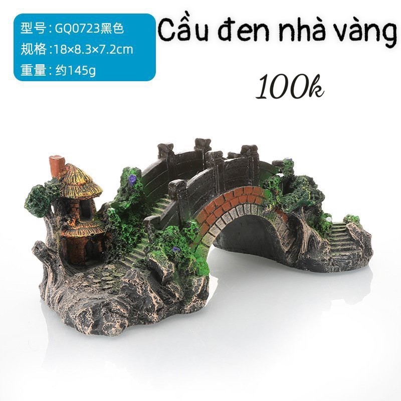 TIỂU CẢNH CẦU TRANG TRÍ HỒ CÁ CẢNH