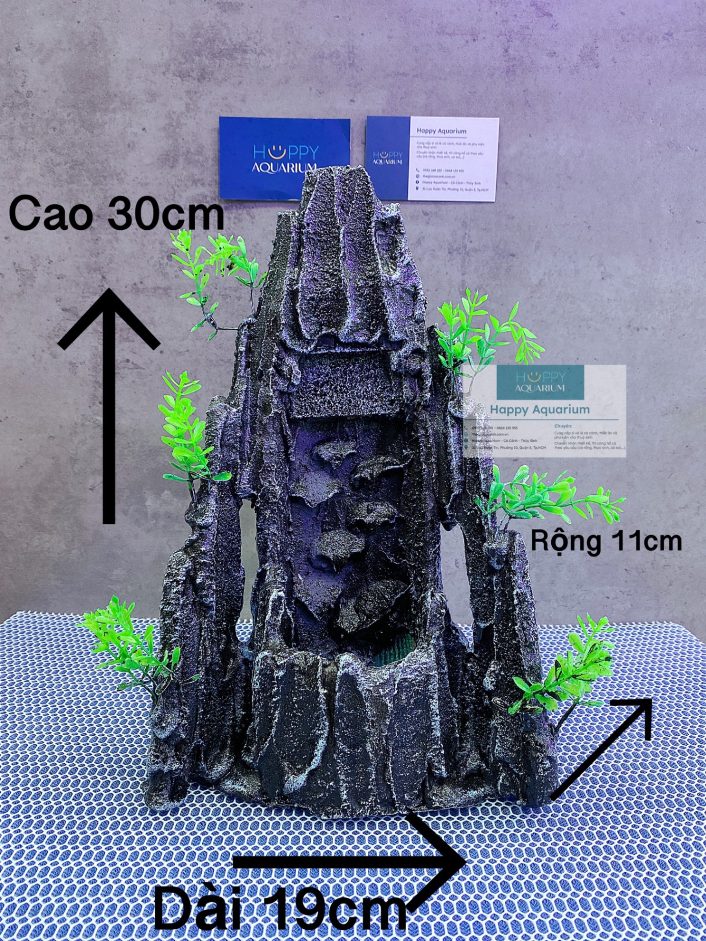 Suối Đen Trang Trí Hồ Cá - Tạo Dòng Chảy Phong Thủy Liên Tục