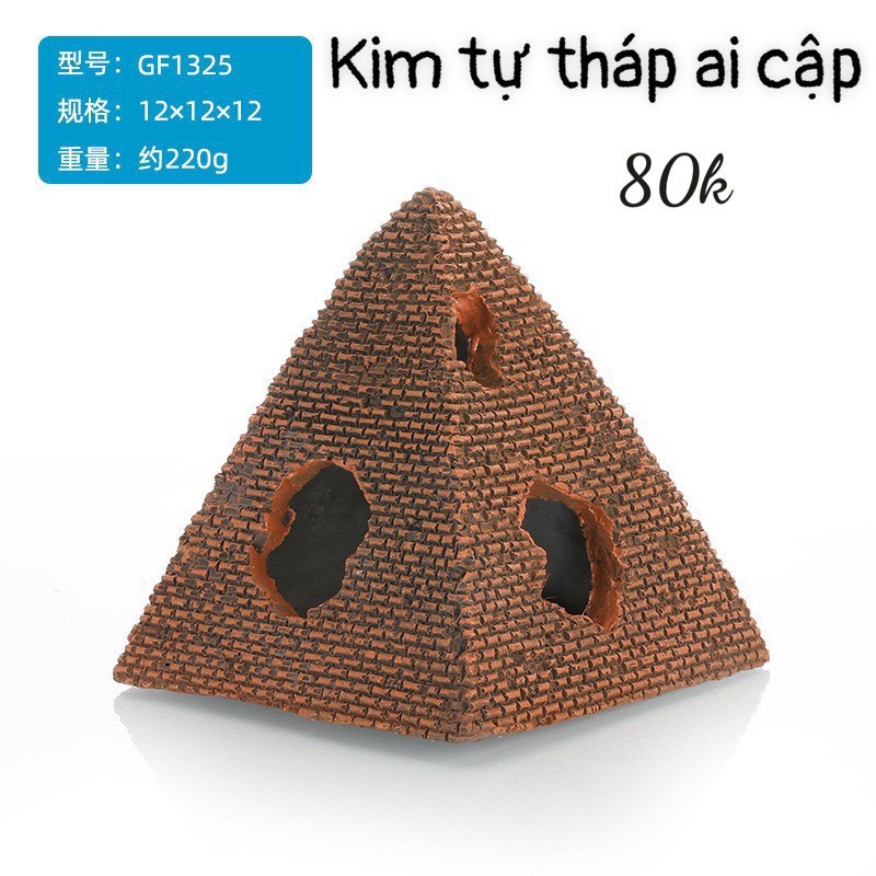 TIỂU CẢNH KIM TỬ THÁP TRANG TRÍ HỒ CÁ