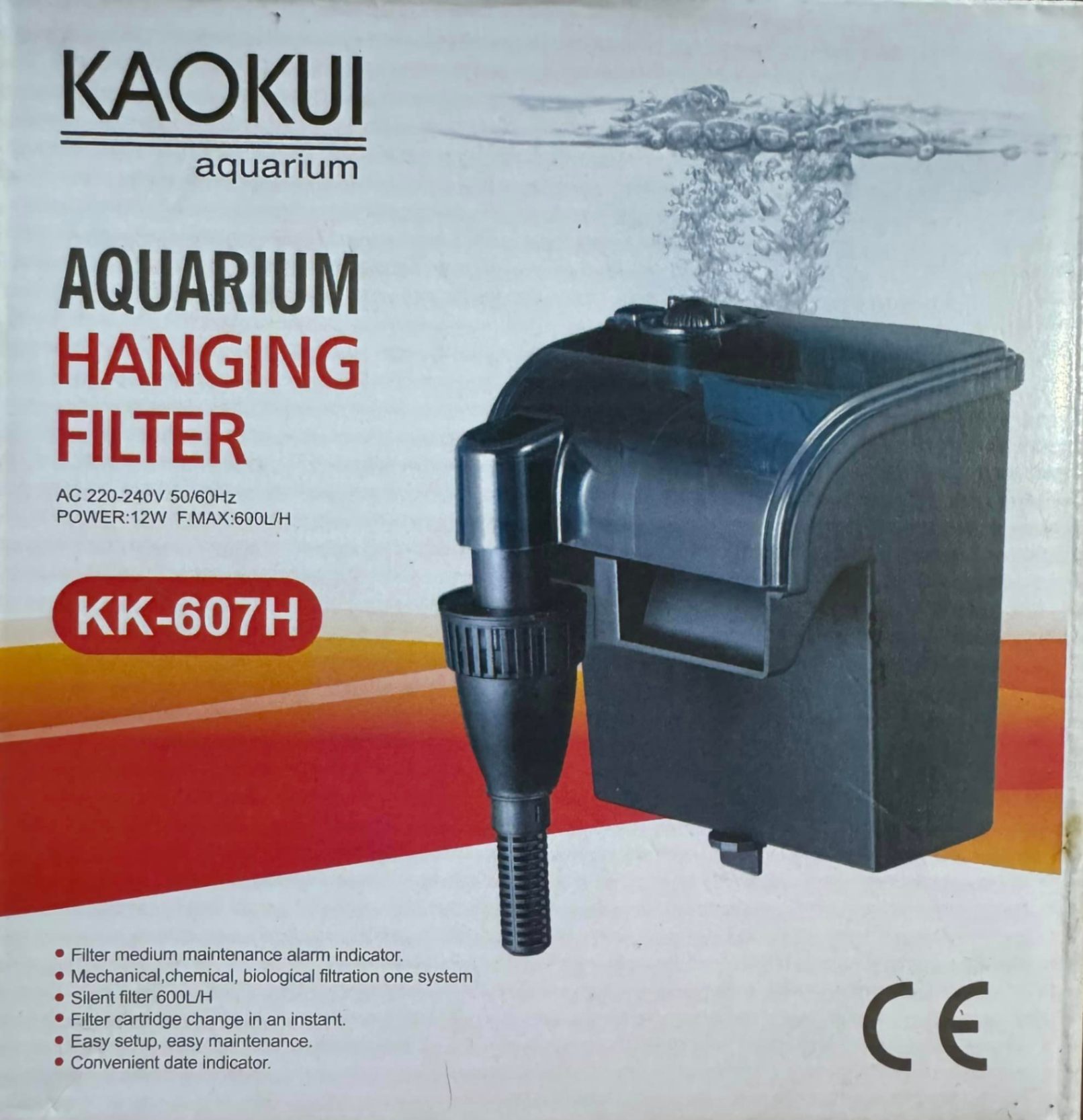 Lọc Treo Kaokui KK 607H (12W) | Lọc Thác Hồ Cá Bể Thủy Sinh