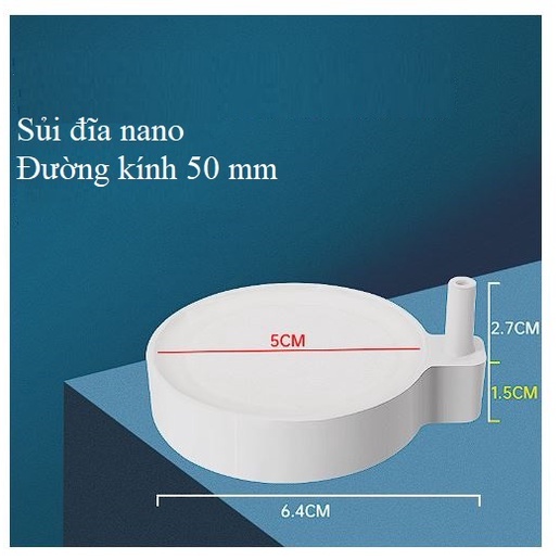 Sủi Đĩa Trắng Nano Siêu Mịn 5 - 10cm