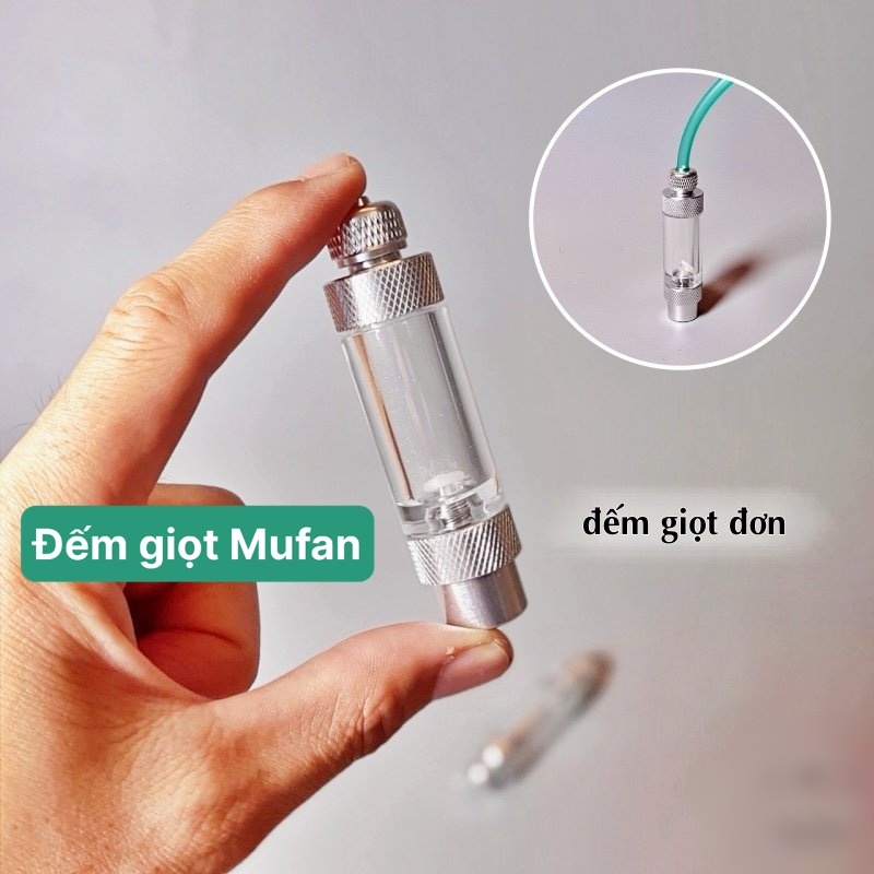 ĐẾM GIỌT MUFAN - Đếm giọt CO2 tích hợp van một chiều