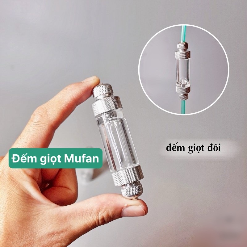 ĐẾM GIỌT MUFAN - Đếm giọt CO2 tích hợp van một chiều