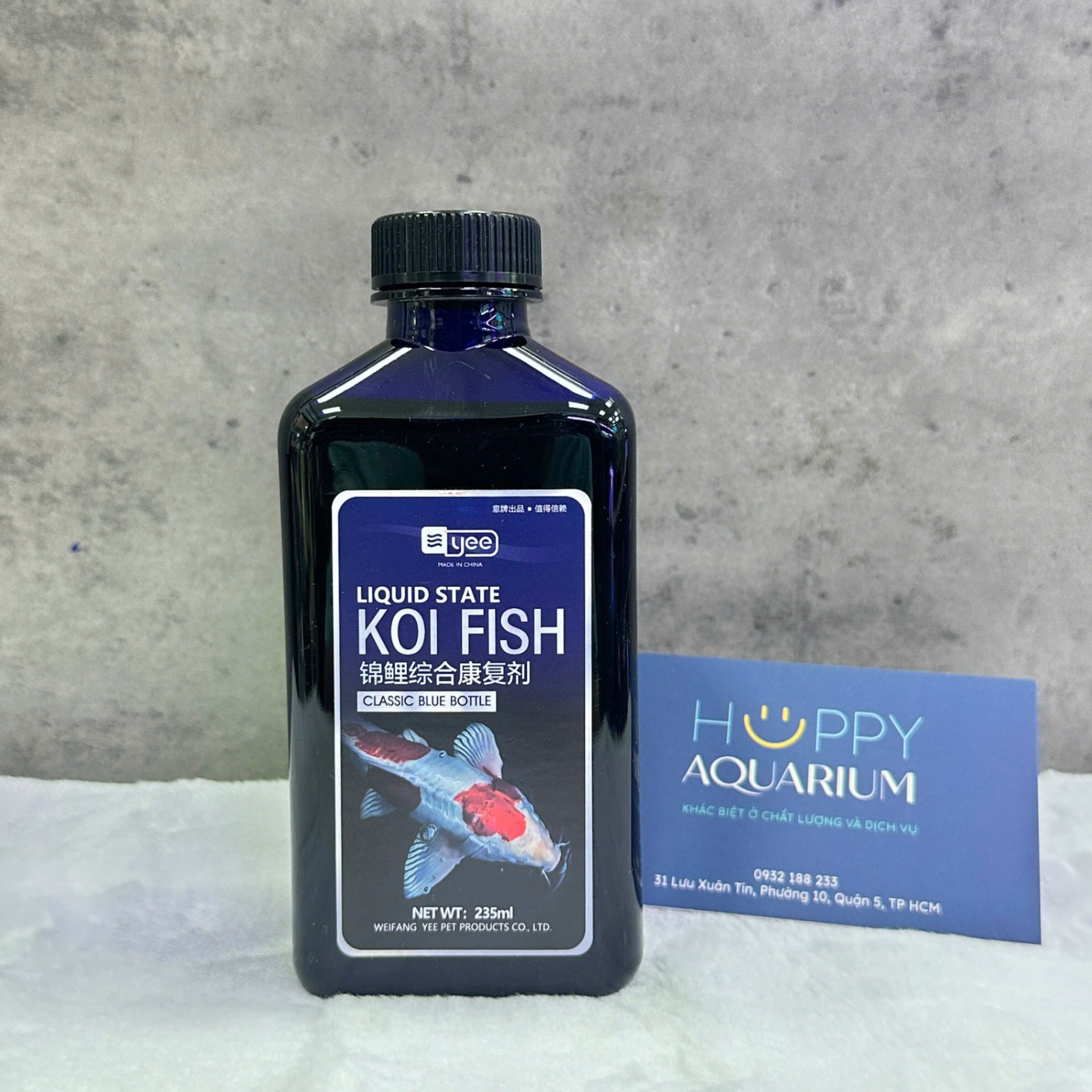 YEE Koi Fish | Dung dịch trị Nấm, thối mai, thối đuôi và bệnh ngoài da cho cá KOI 235ml