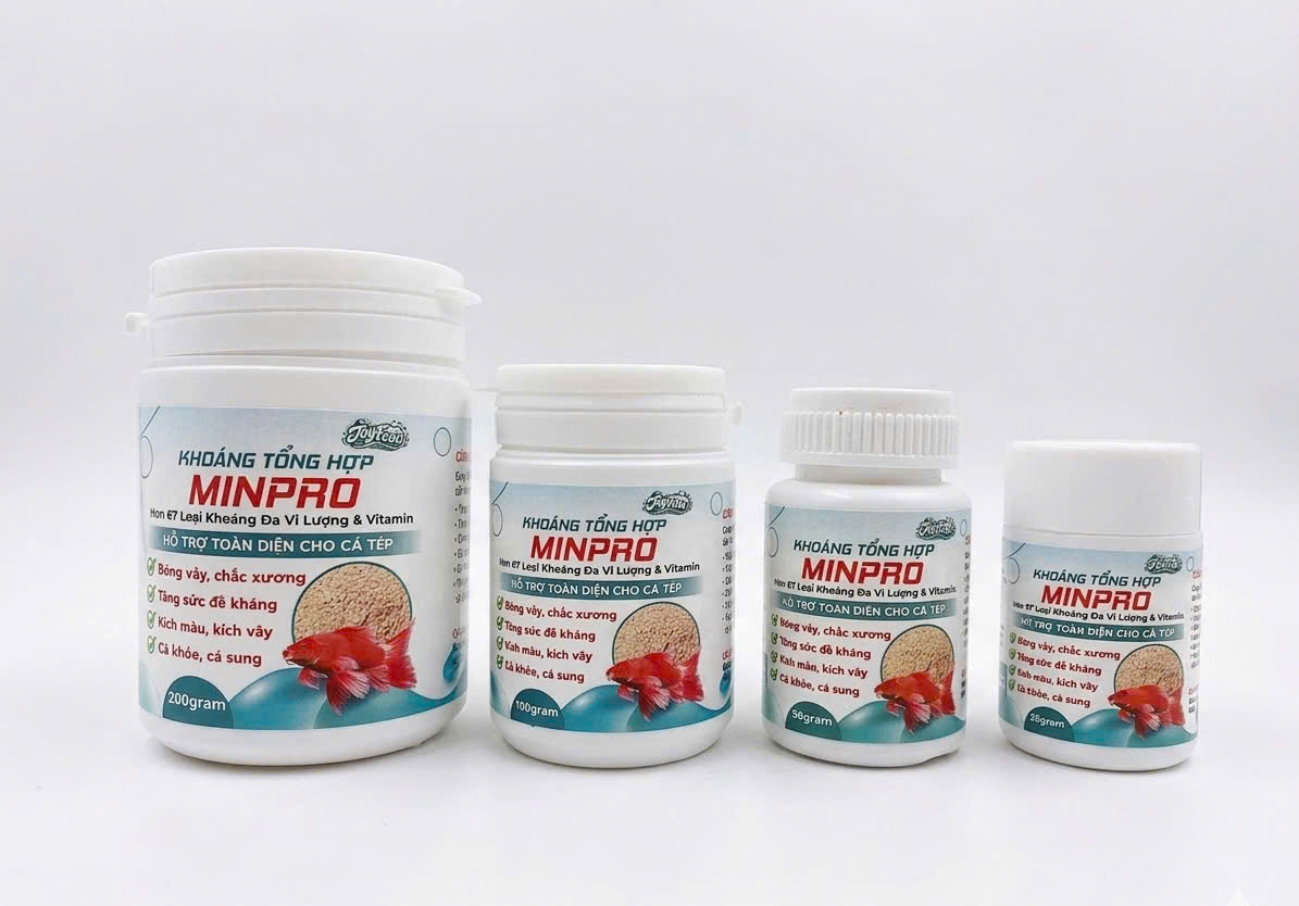 Khoáng Tổng Hợp MinPRo Tăng Cường Hệ Miễn Dịch, Màu Sắc, Giảm Stress, Cải Thiện Sức Đề Kháng 25g- 50g - 100g - 200g