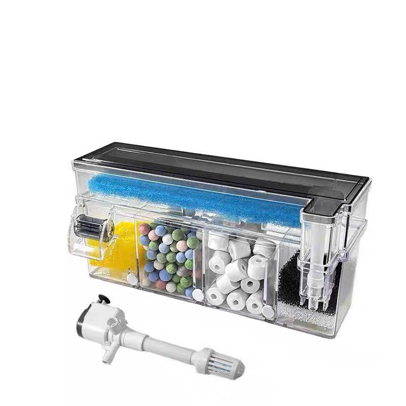Lọc Tràn 2 Tầng KK 152H , 162H , 172H , 182H (ĐÃ KÈM VẬT LIỆU LỌC)  Siêu Êm Cho Hồ Cá