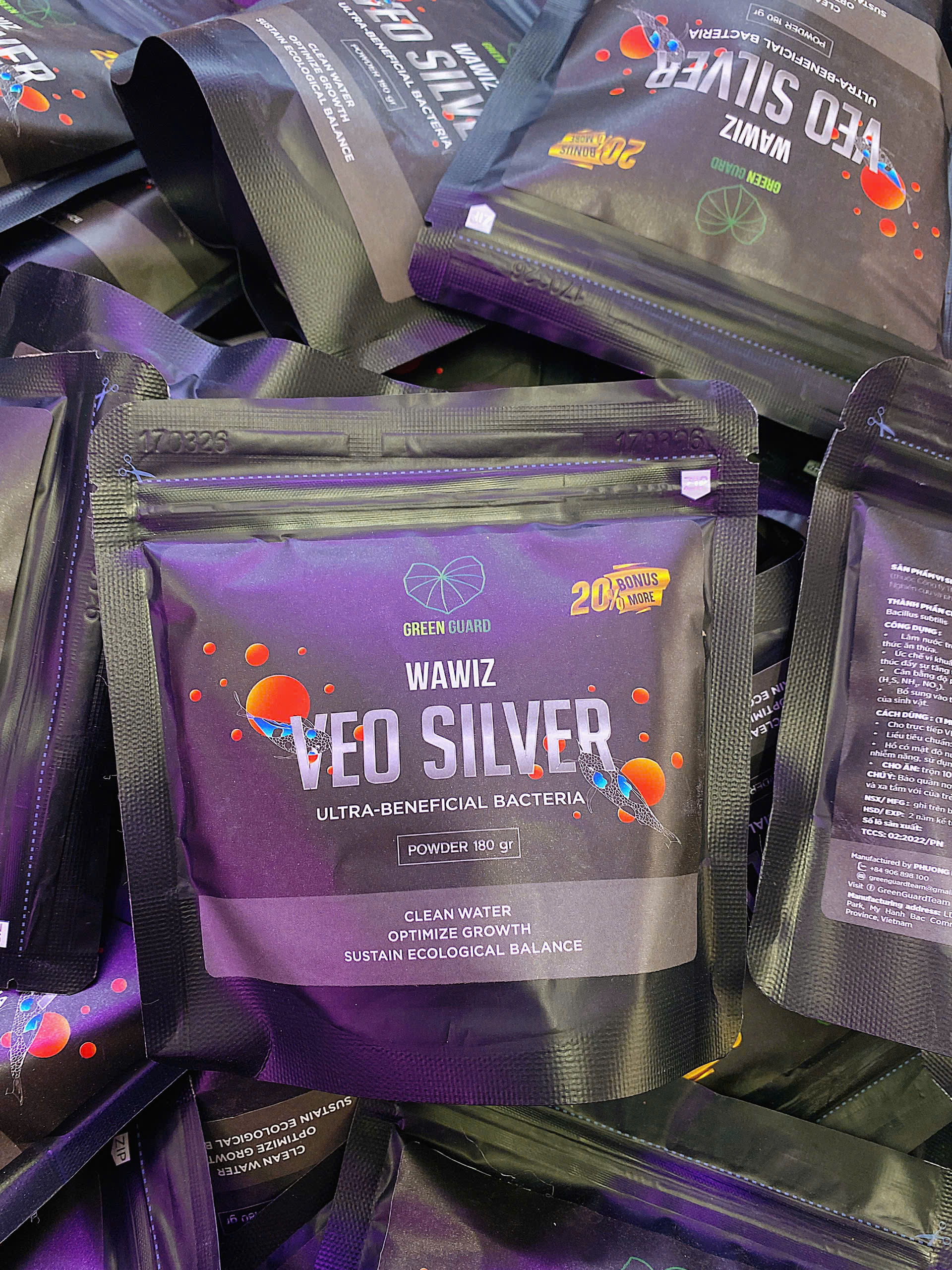 Men vi sinh Wawiz VEO SILVER túi 180g