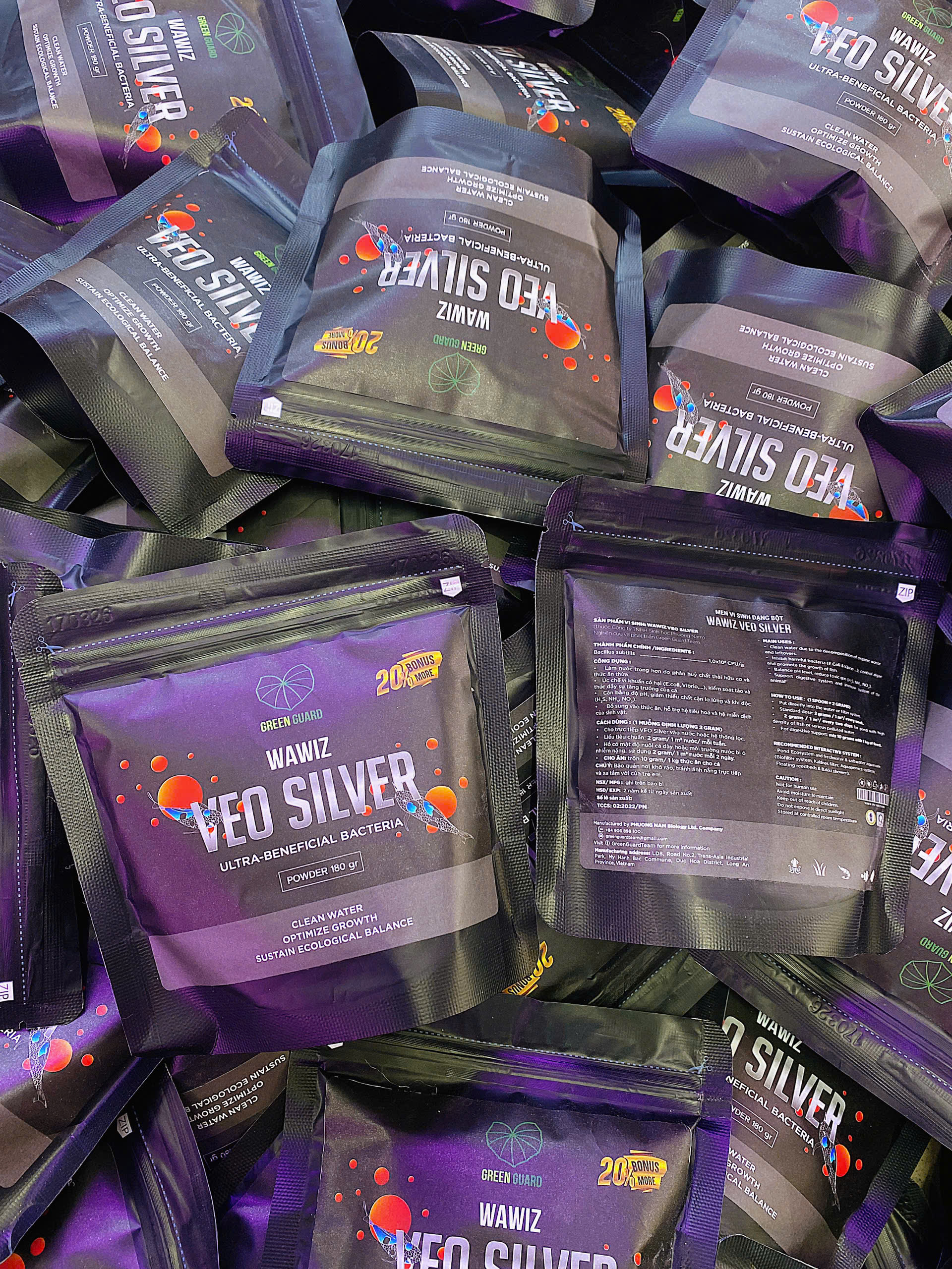 Men vi sinh Wawiz VEO SILVER túi 180g