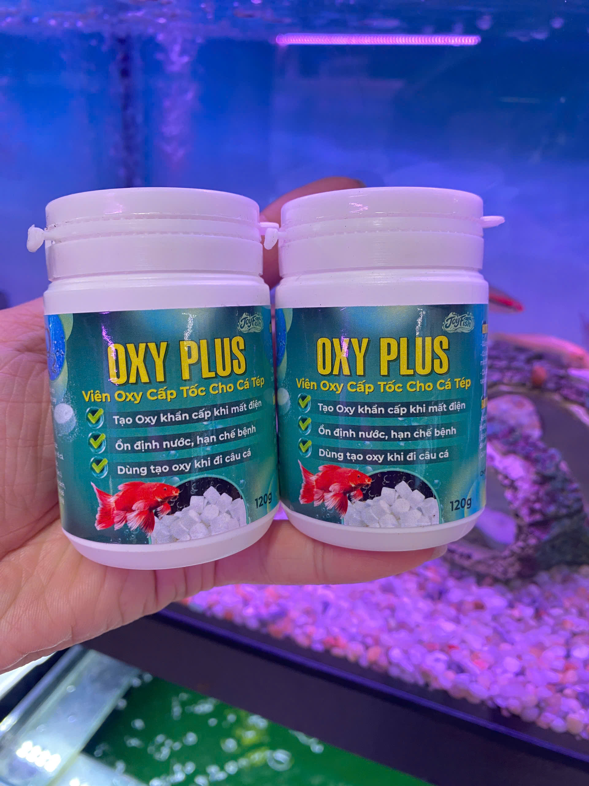Oxy Plus Tạo Oxy Khẩn Cấp, Ổn Định Nước, Hạn Chế Bệnh 120g
