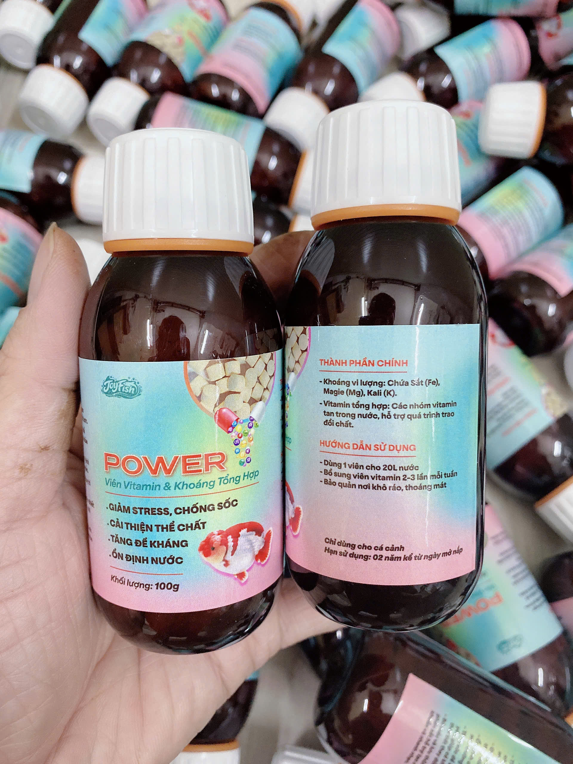 POWER Viên Vitamin & Khoáng Tổng Hợp Cho Cá Cảnh Tăng Sức Đề Kháng & Tiêu Hóa Tốt JOYFISH