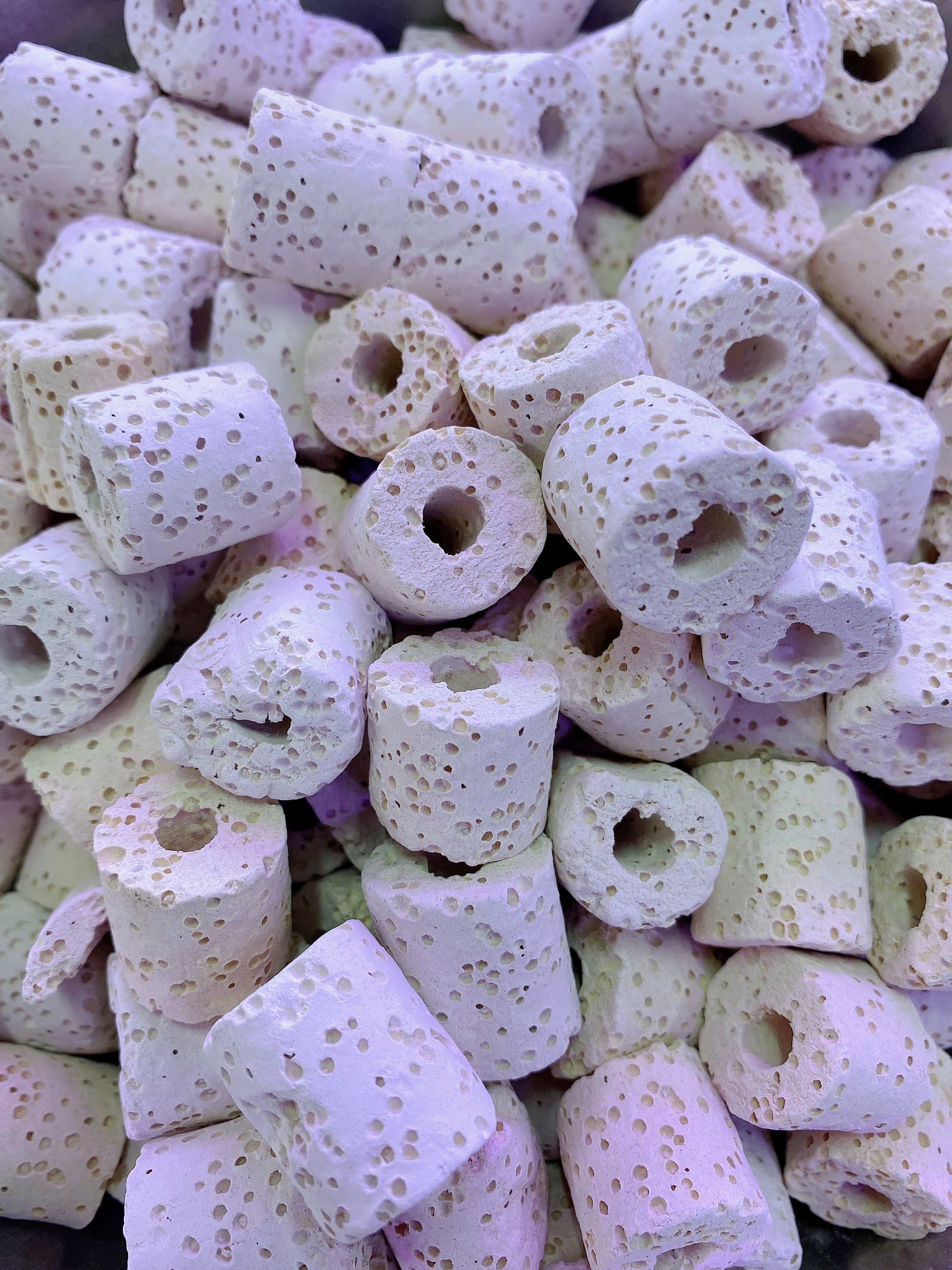Sứ Lọc Bể Cá Loại Nhẫn Trắng Túi 500g Vật Liệu Lọc Hồ Cá