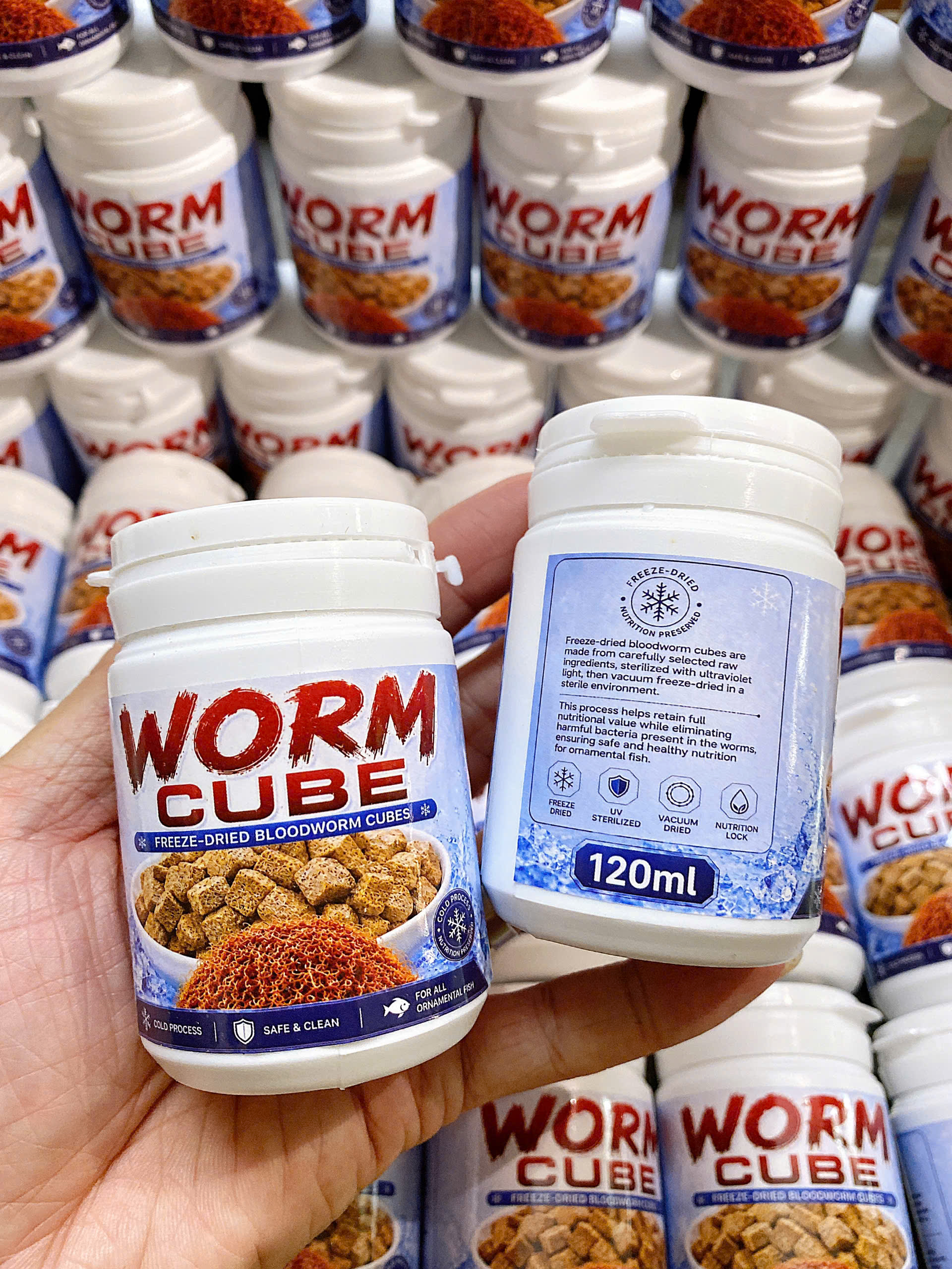 Trùng Chỉ Đông Khô Worm Cube 120ml