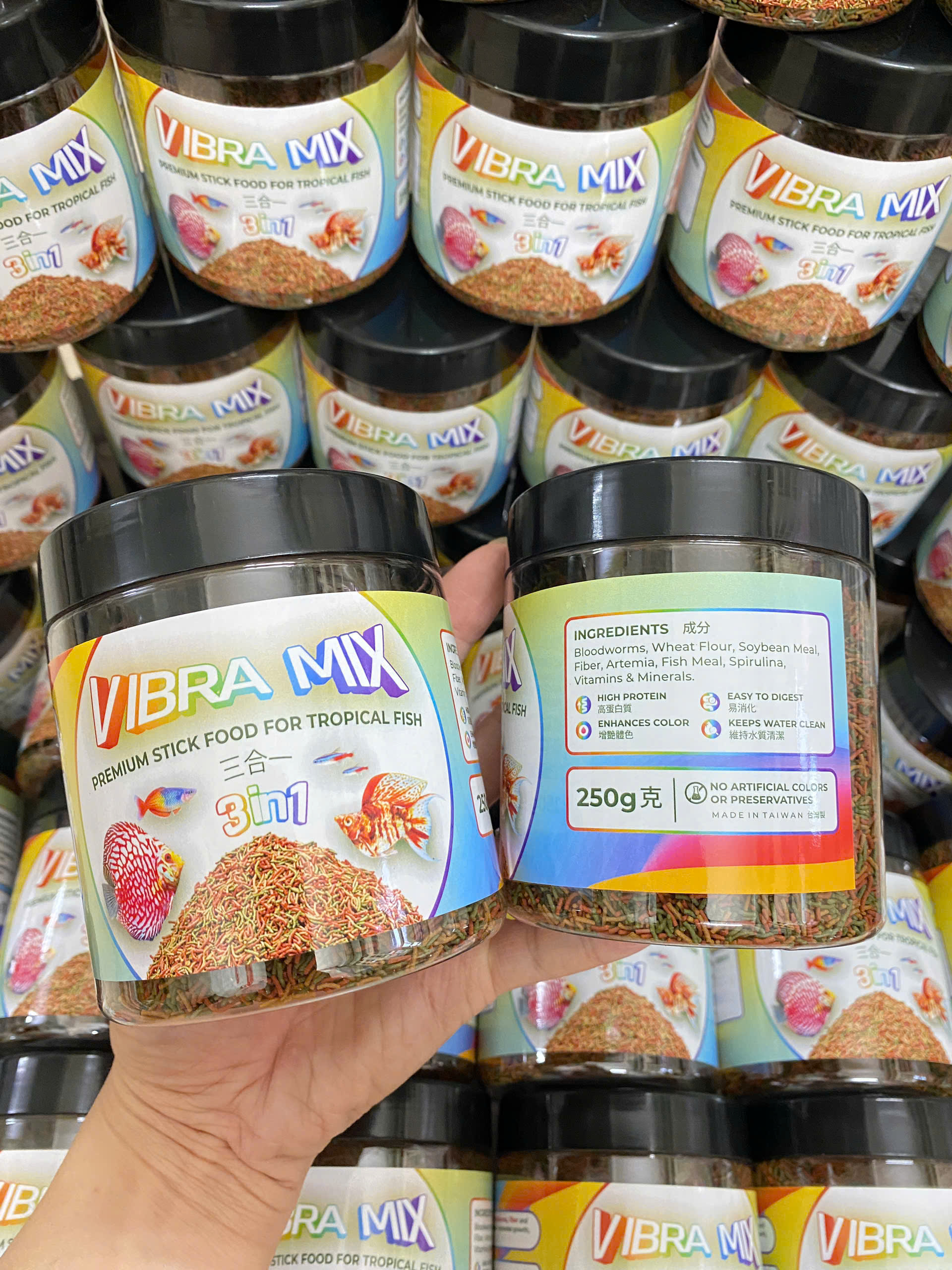 Trùng Huyết Sợi Mix Vibra Mix 250g