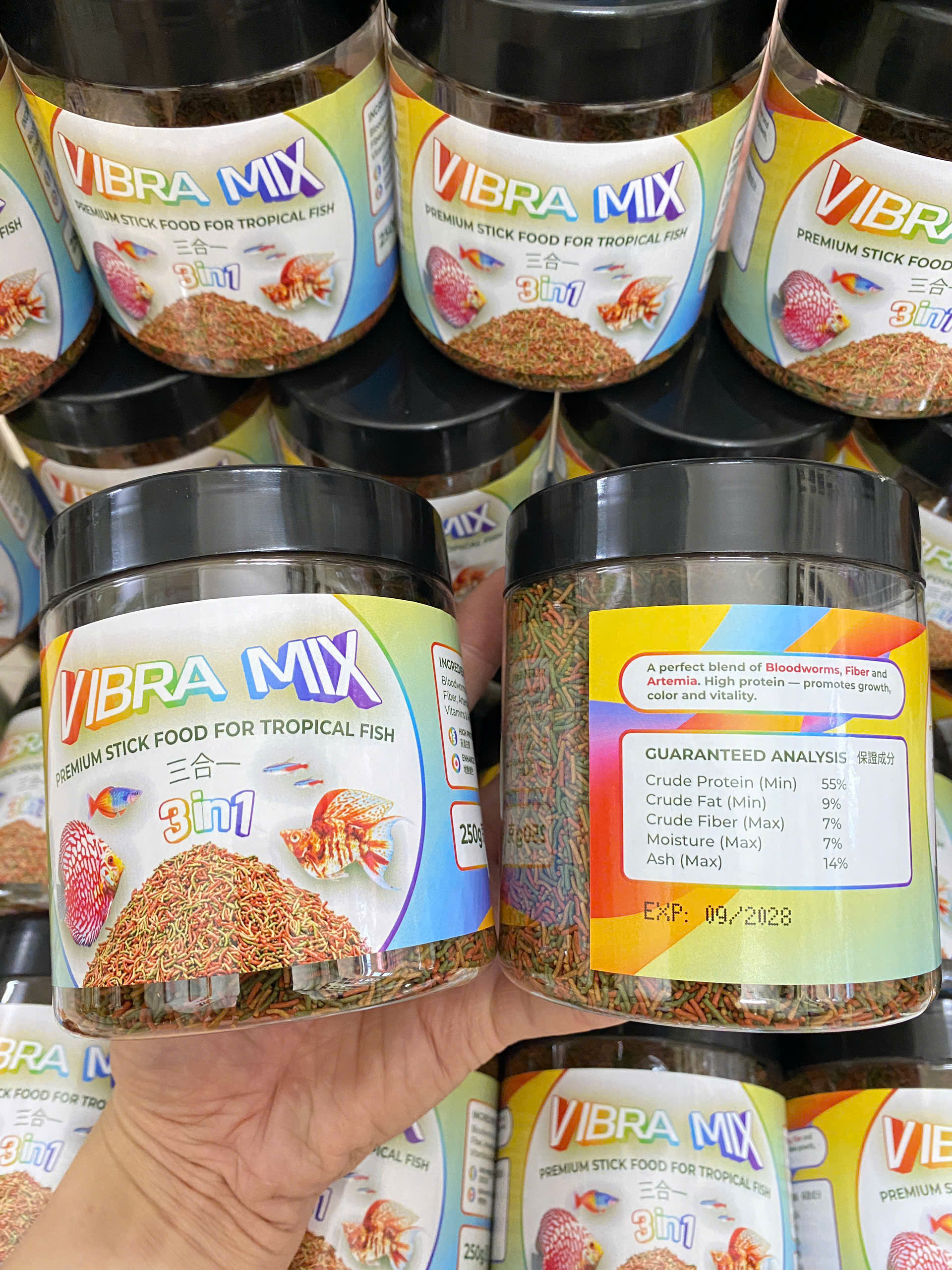 Trùng Huyết Sợi Mix Vibra Mix 250g