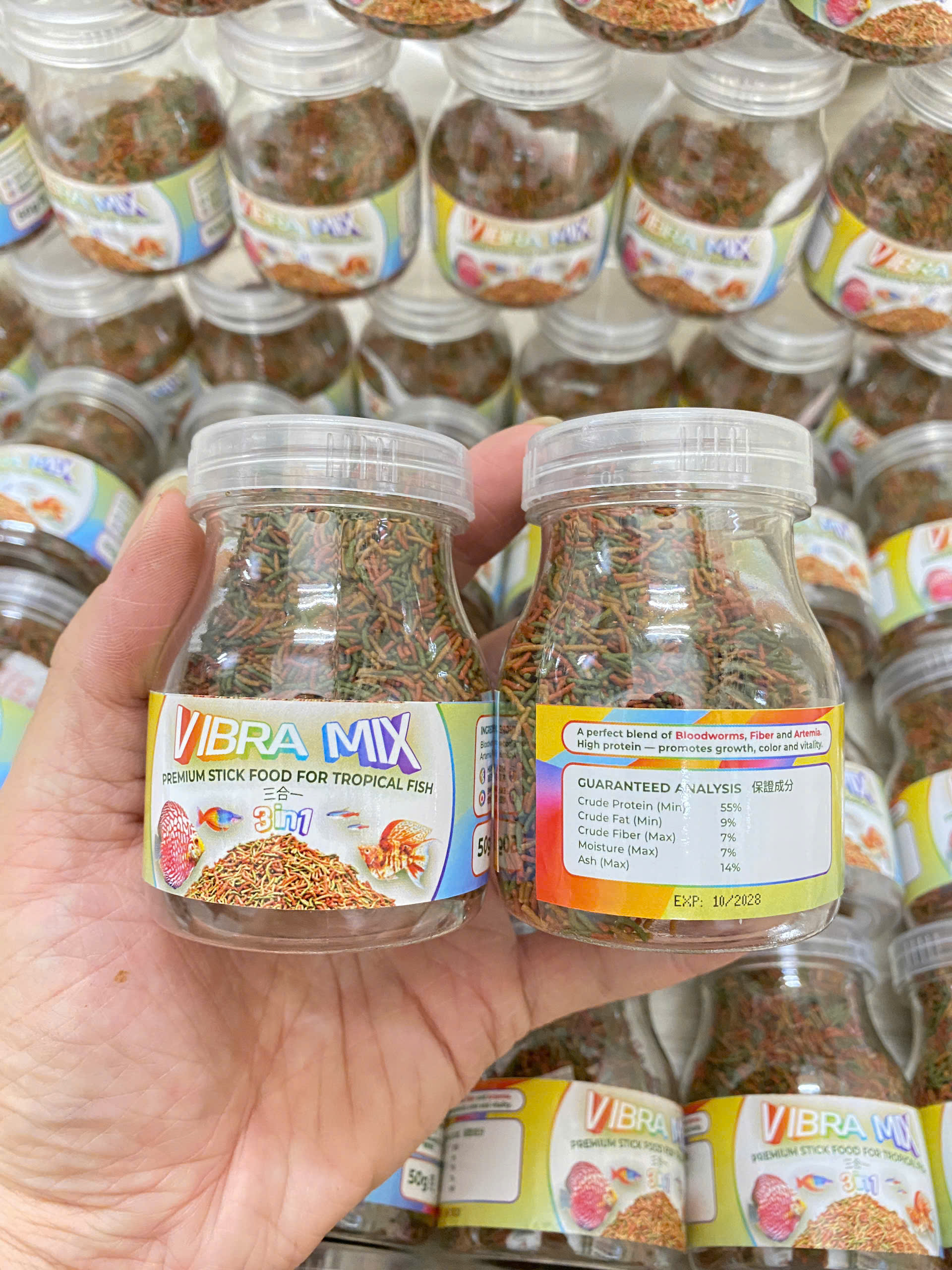 Trùng Huyết Sợi Mix Vibra Mix 50g