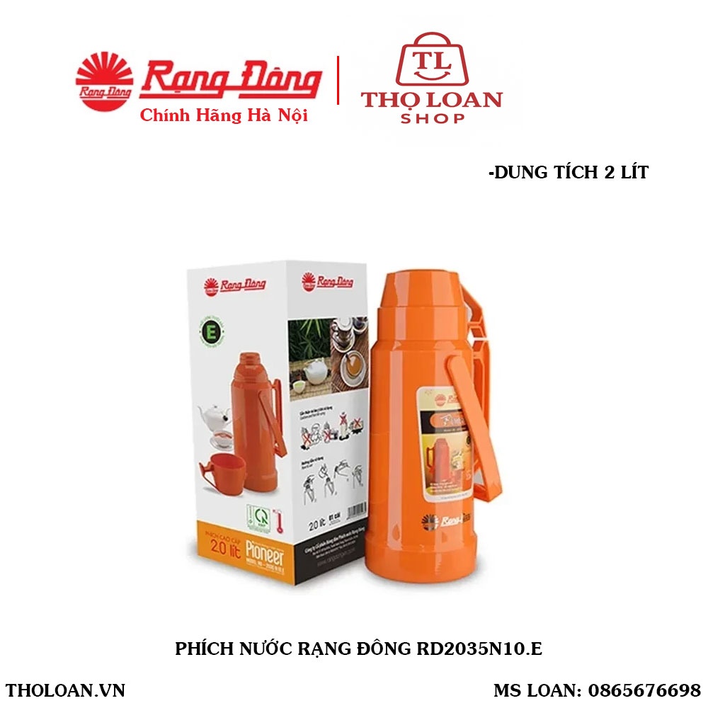 Phích nước Rạng Đông 2 lít RD-2035 N10.E -2L-Pioneer
