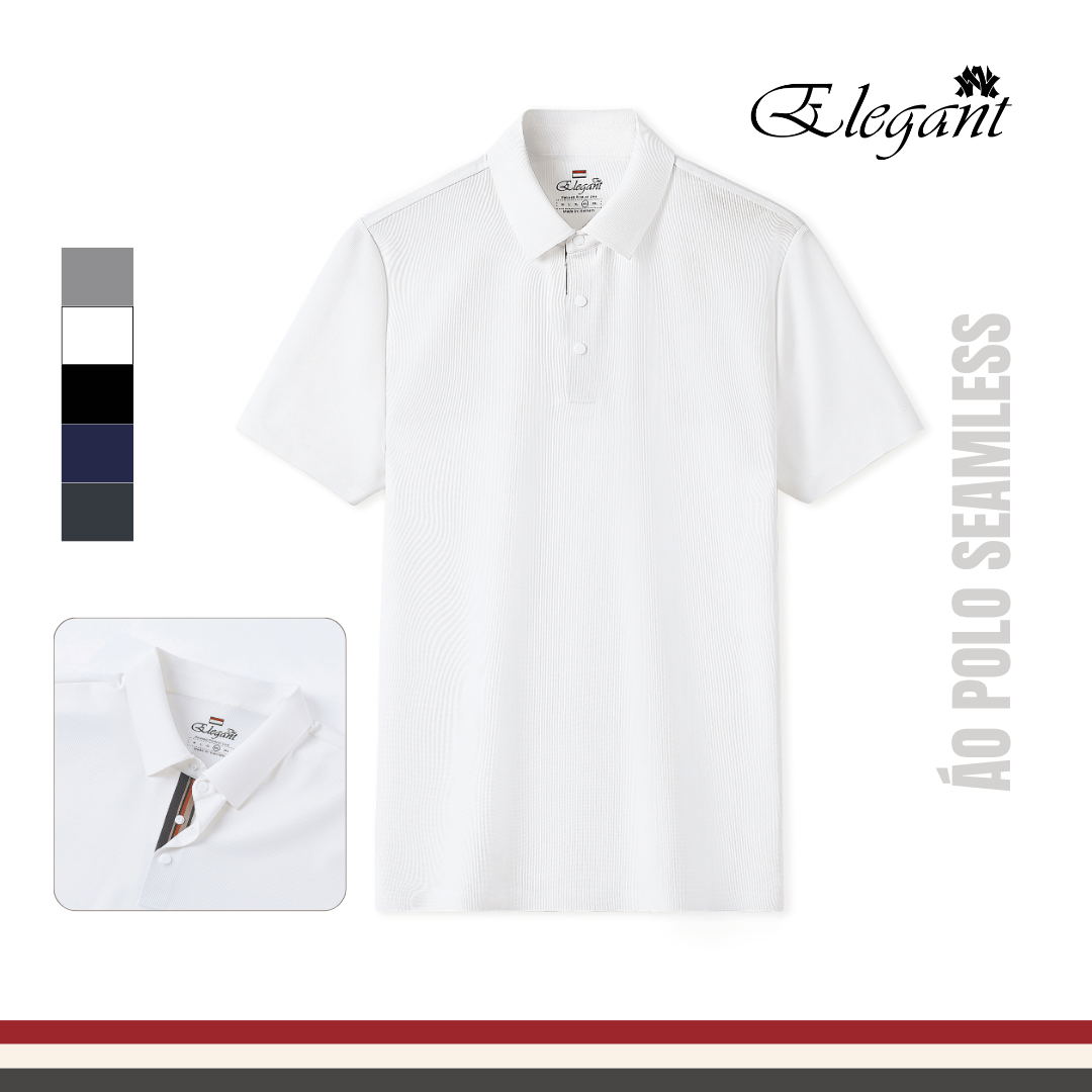 [WHY.NOT Elegant] Áo Polo Seamless Không Đường May - Màu Trắng