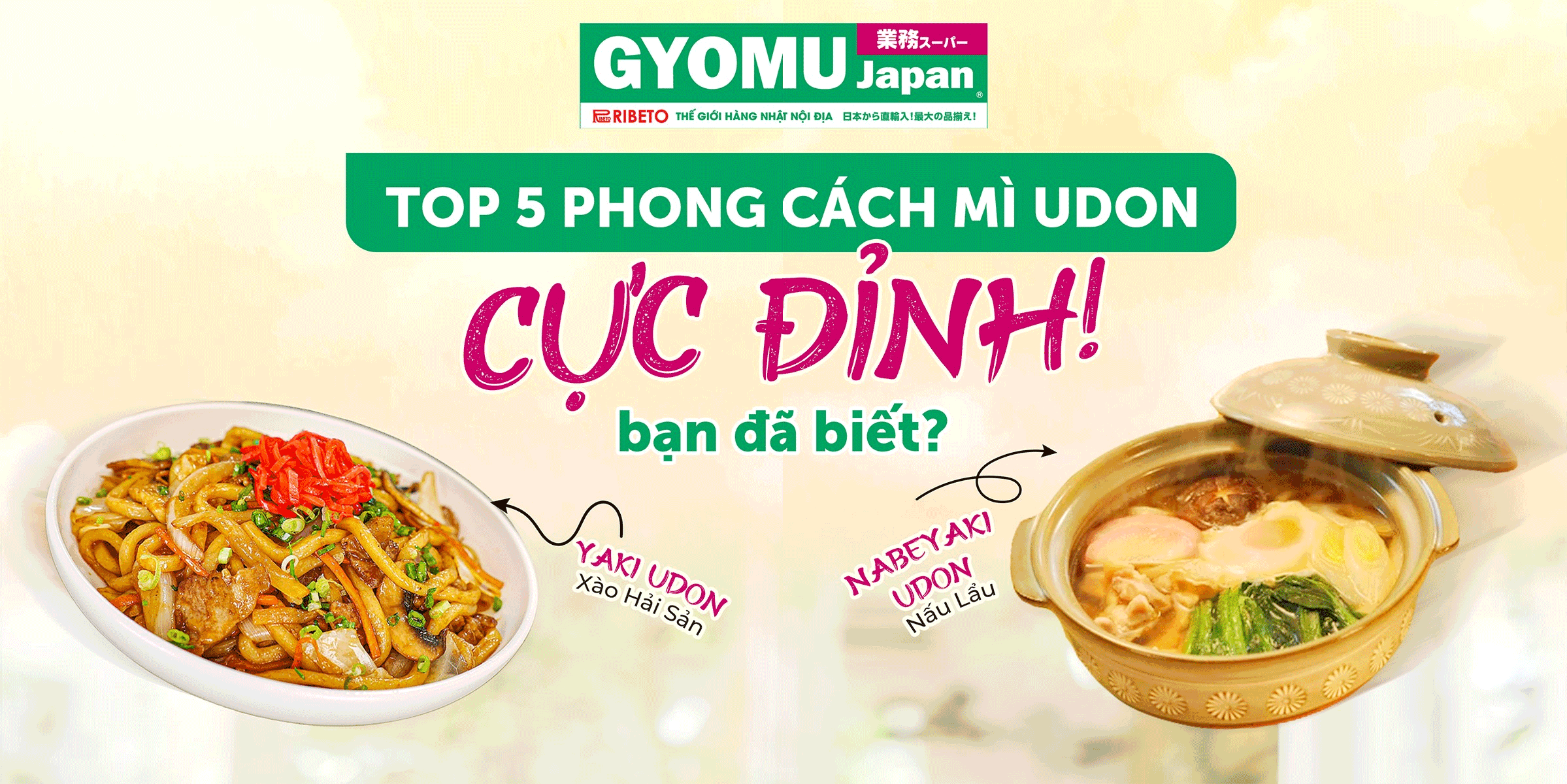 TOP 5 CÁCH NẤU MÌ UDON THƠM NGON MỚI NHẤT