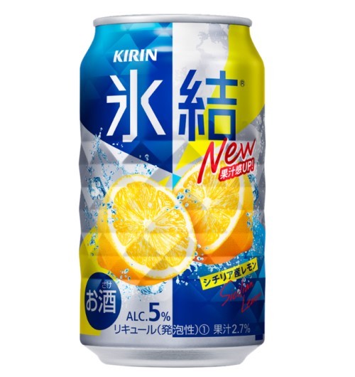 Nước trái cây lên men làm đá chanh Kirin chu - hi Freeze Sicilian Lemon 350ml (5%).jpg