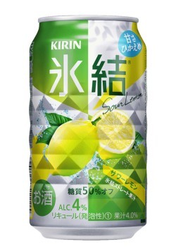 Nước trái cây đá chanh chua Kirin Freezing Sour Lemon Can 350ml x 24 ( có ga).jpg