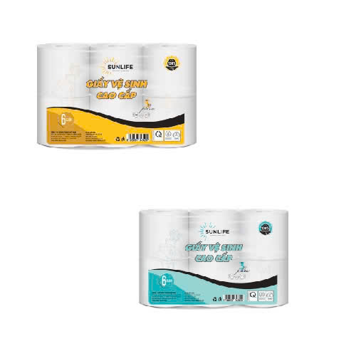 Giấy vệ sinh Sunlife 6 cuộn - (900g)