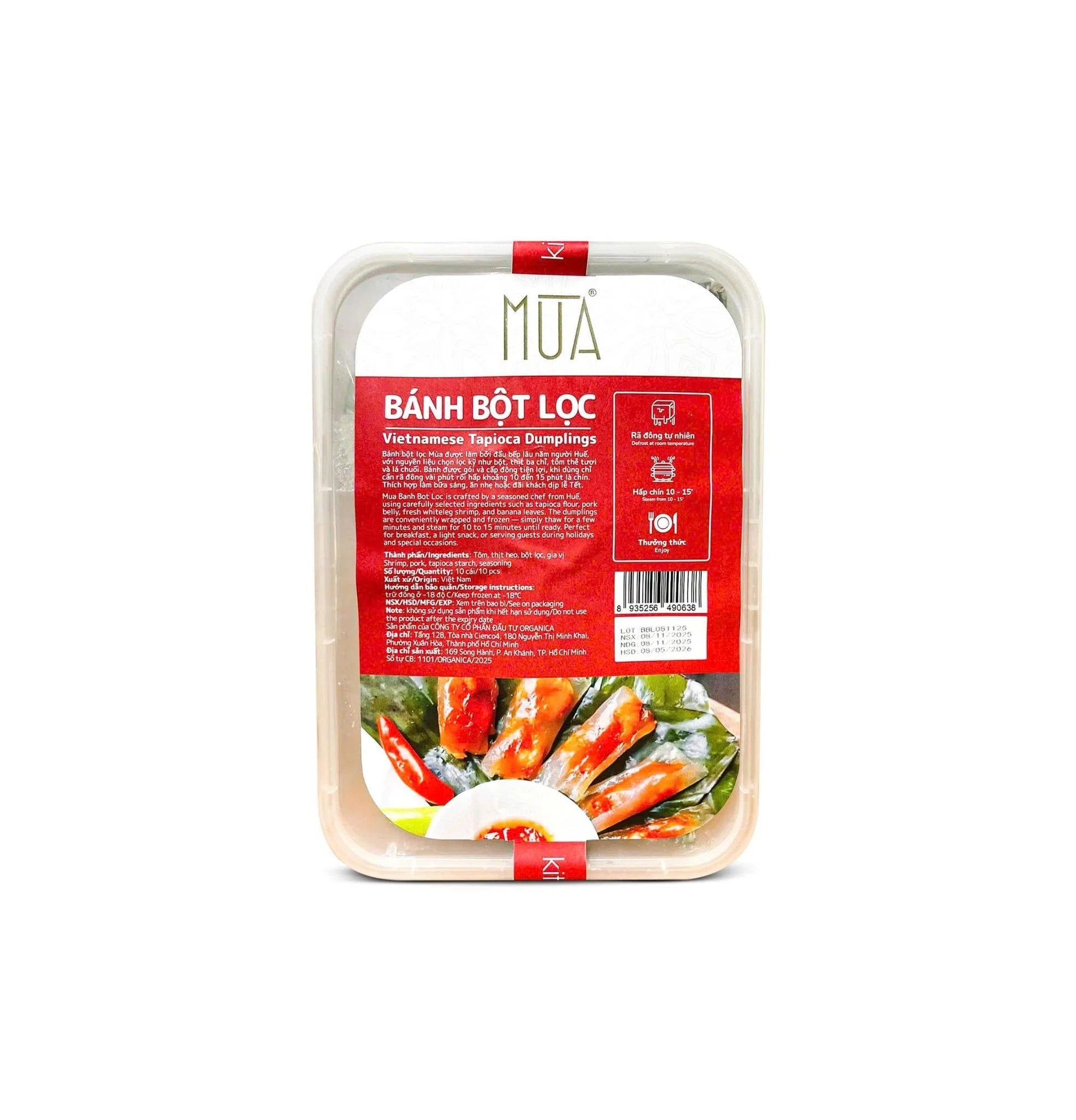 Bánh bột lọc Huế Mùa