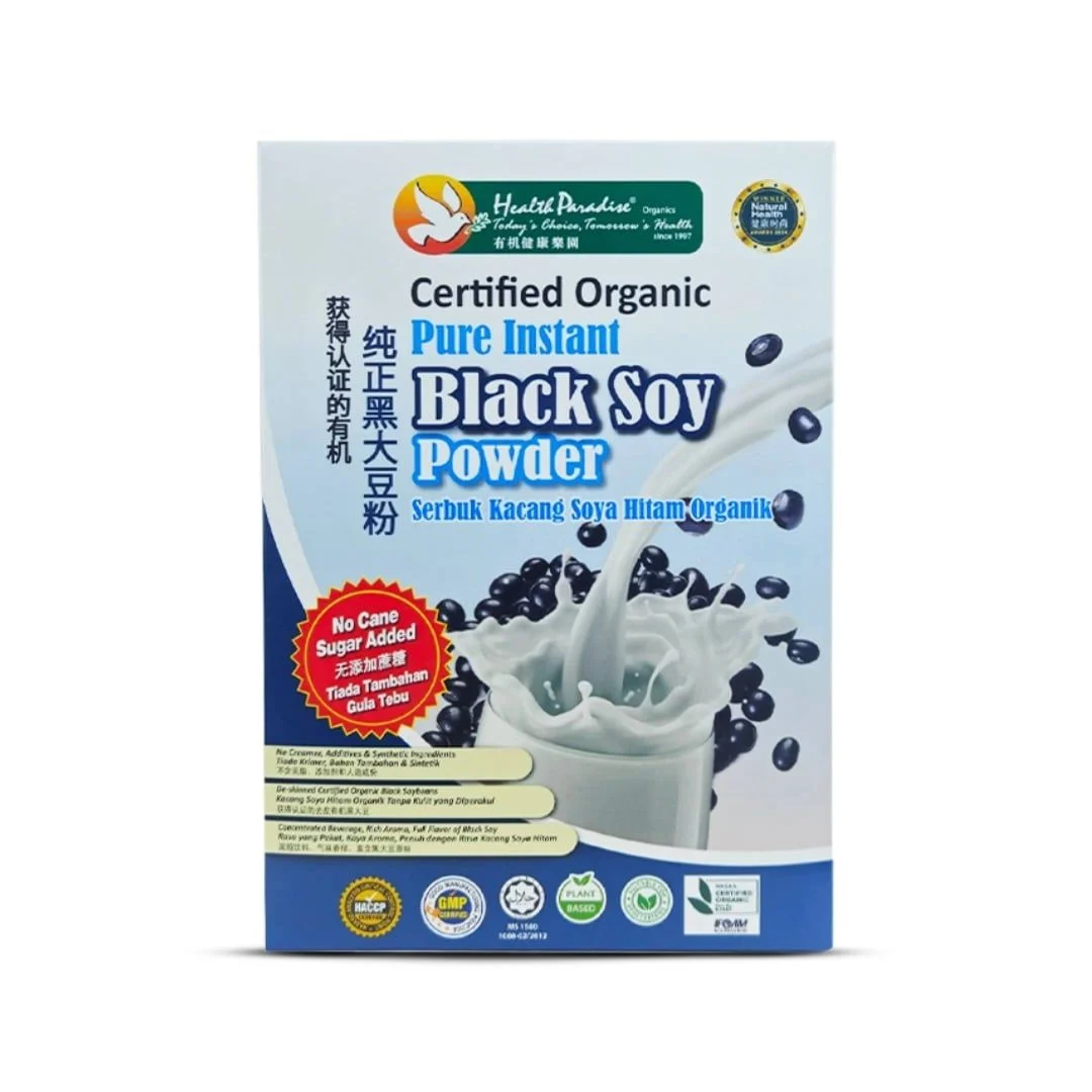 Bột đậu nành đen hữu cơ Health Paradise 500gr