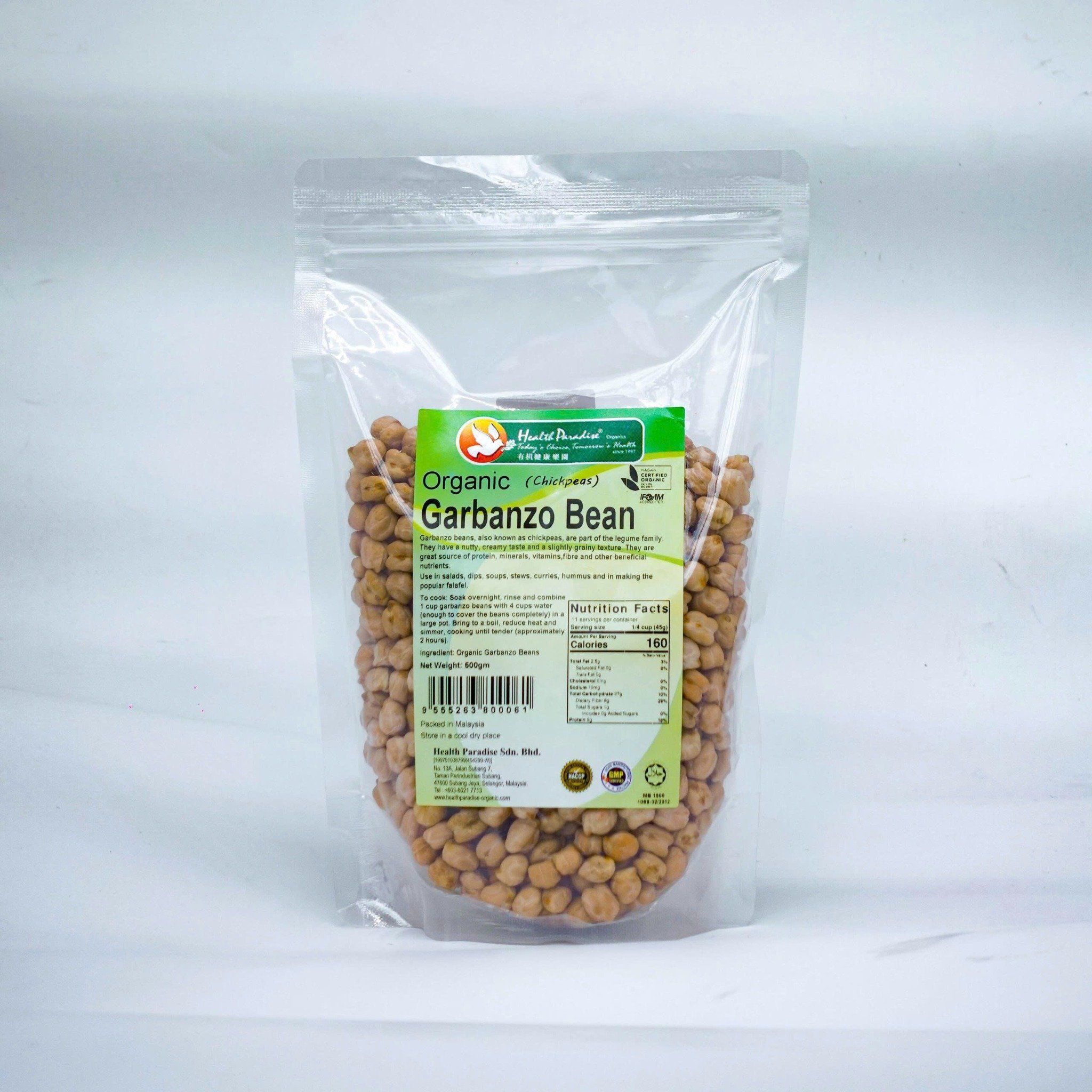 Đậu gà hữu cơ Health Paradise 500G