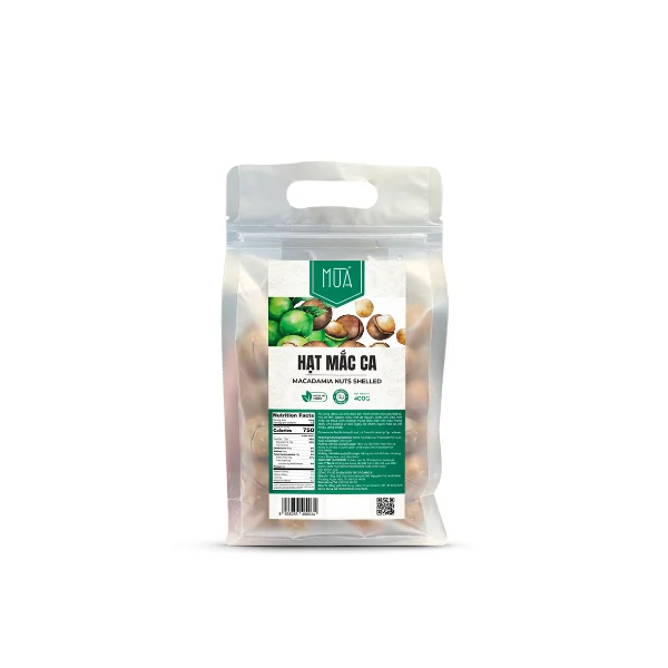 Hạt Mắc Ca Sấy nứt vỏ Mùa 400gr