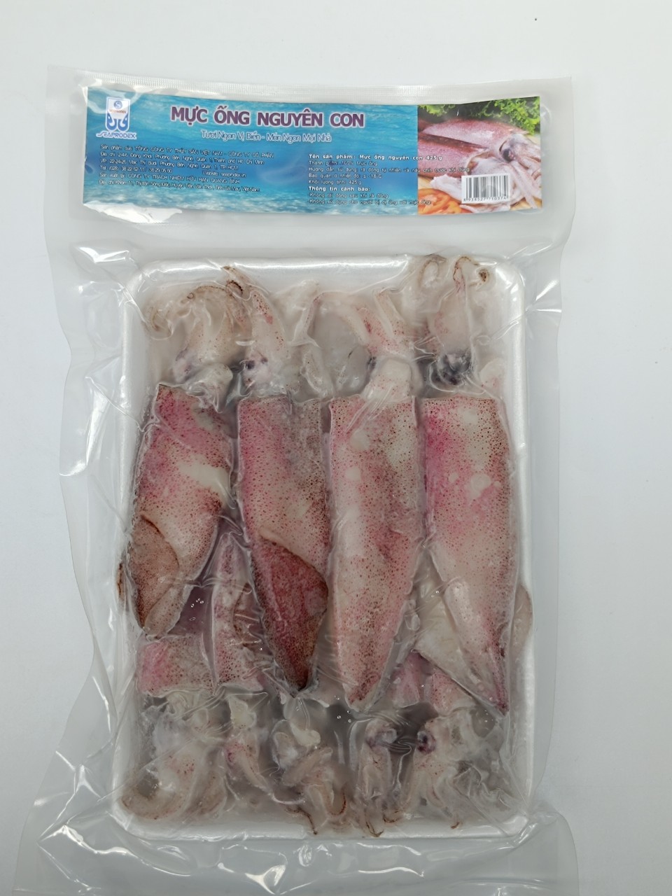 Mực ống nguyên con SEAPRODEX 425g