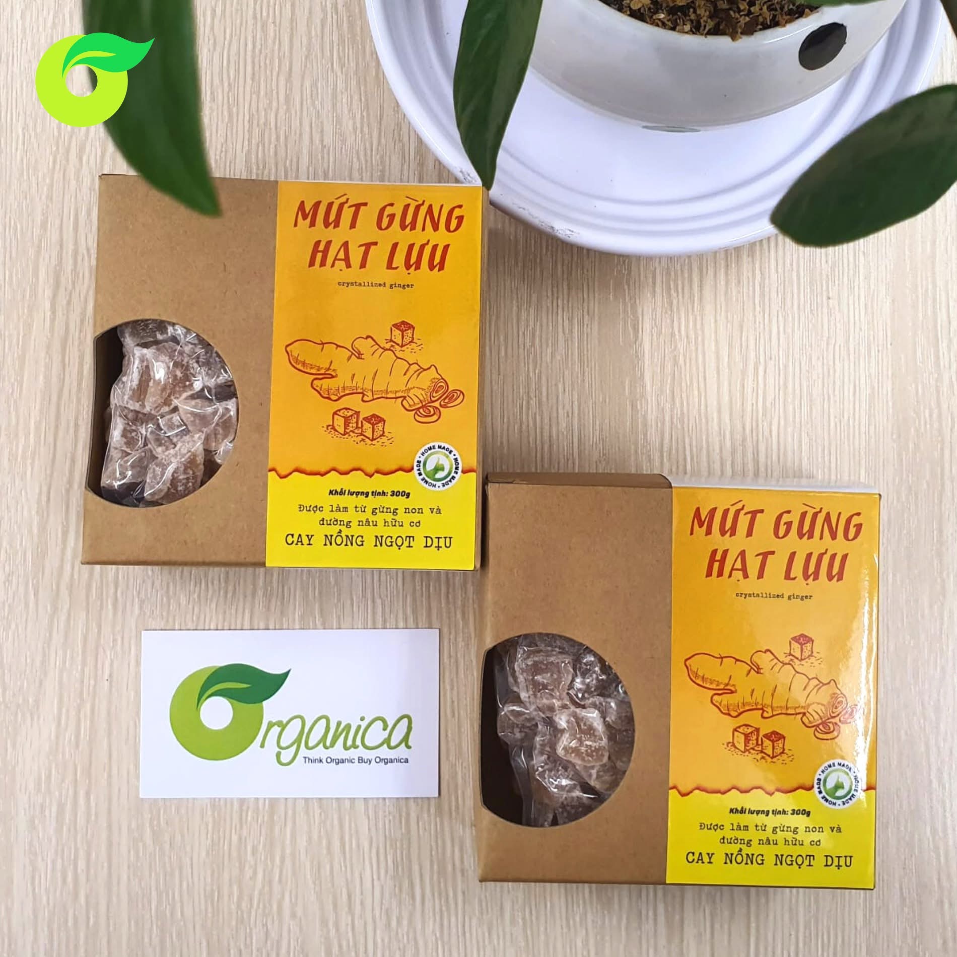 Mứt gừng hạt lựu Okitchen 200g
