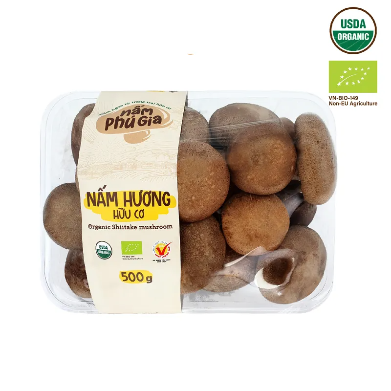 Nấm hương tươi hữu cơ 200gram