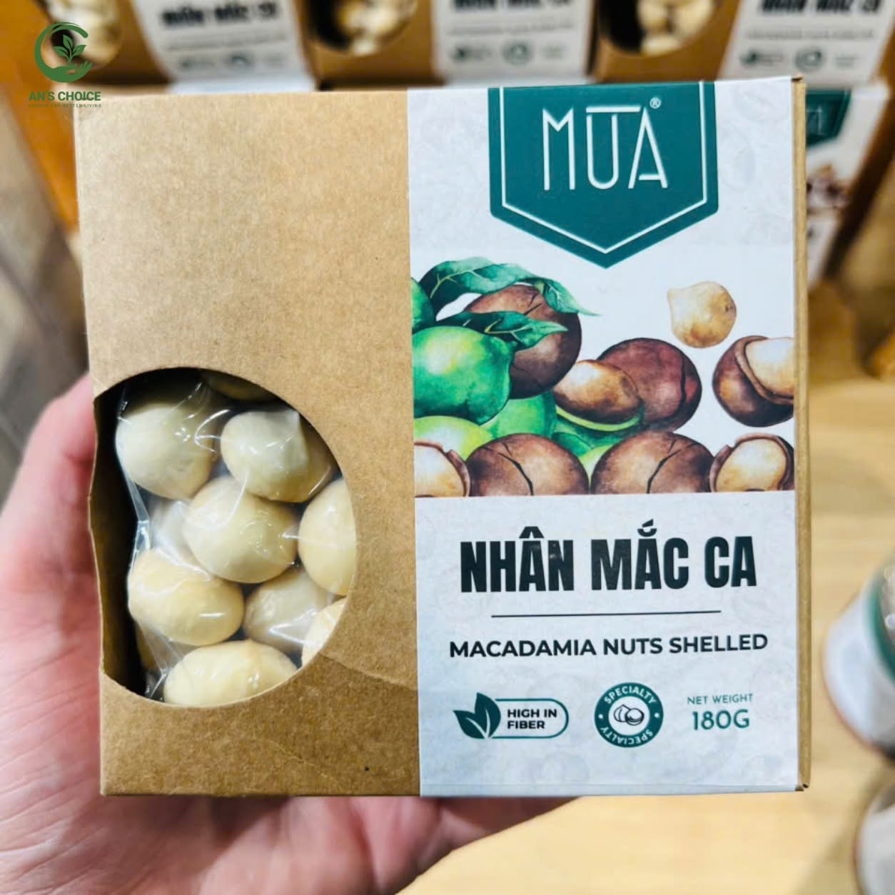 Nhân Mắc ca Mùa 180gr