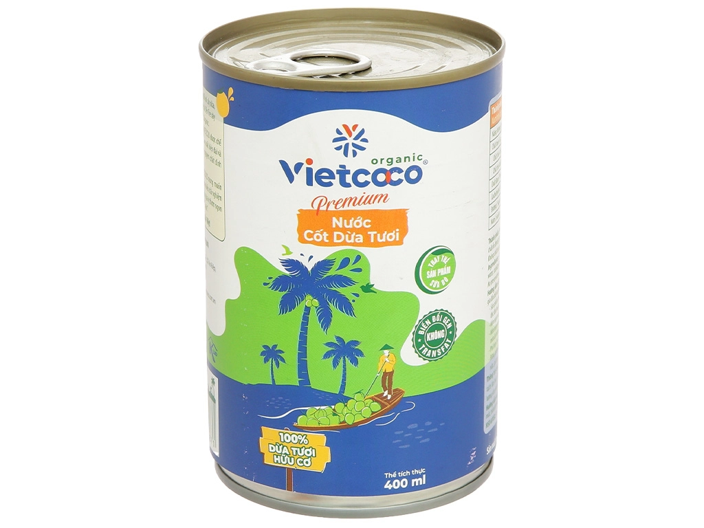 Nước cốt dừa hữu cơ Vietcoco