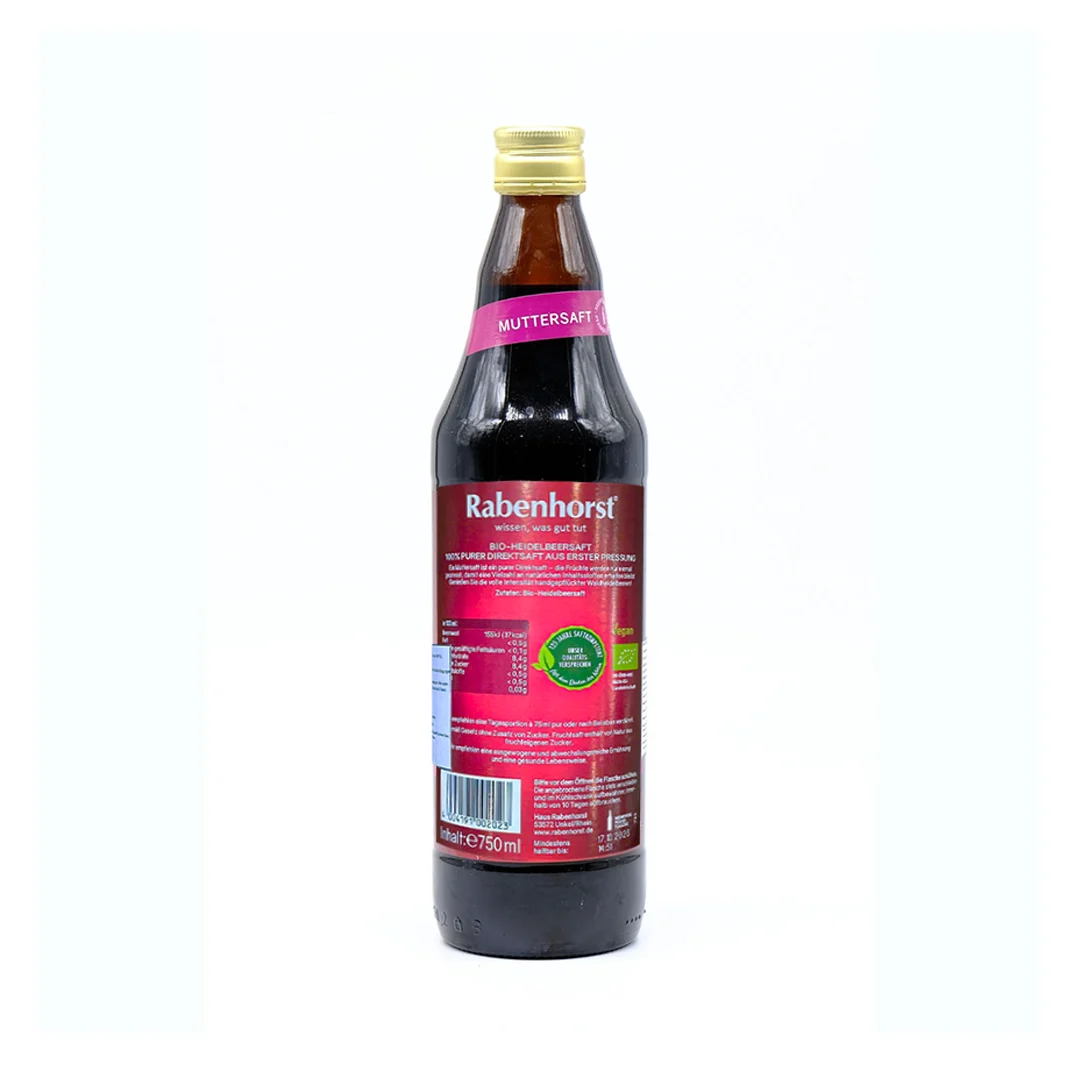 Nước ép việt quất hữu cơ Rabenhorst 750ml
