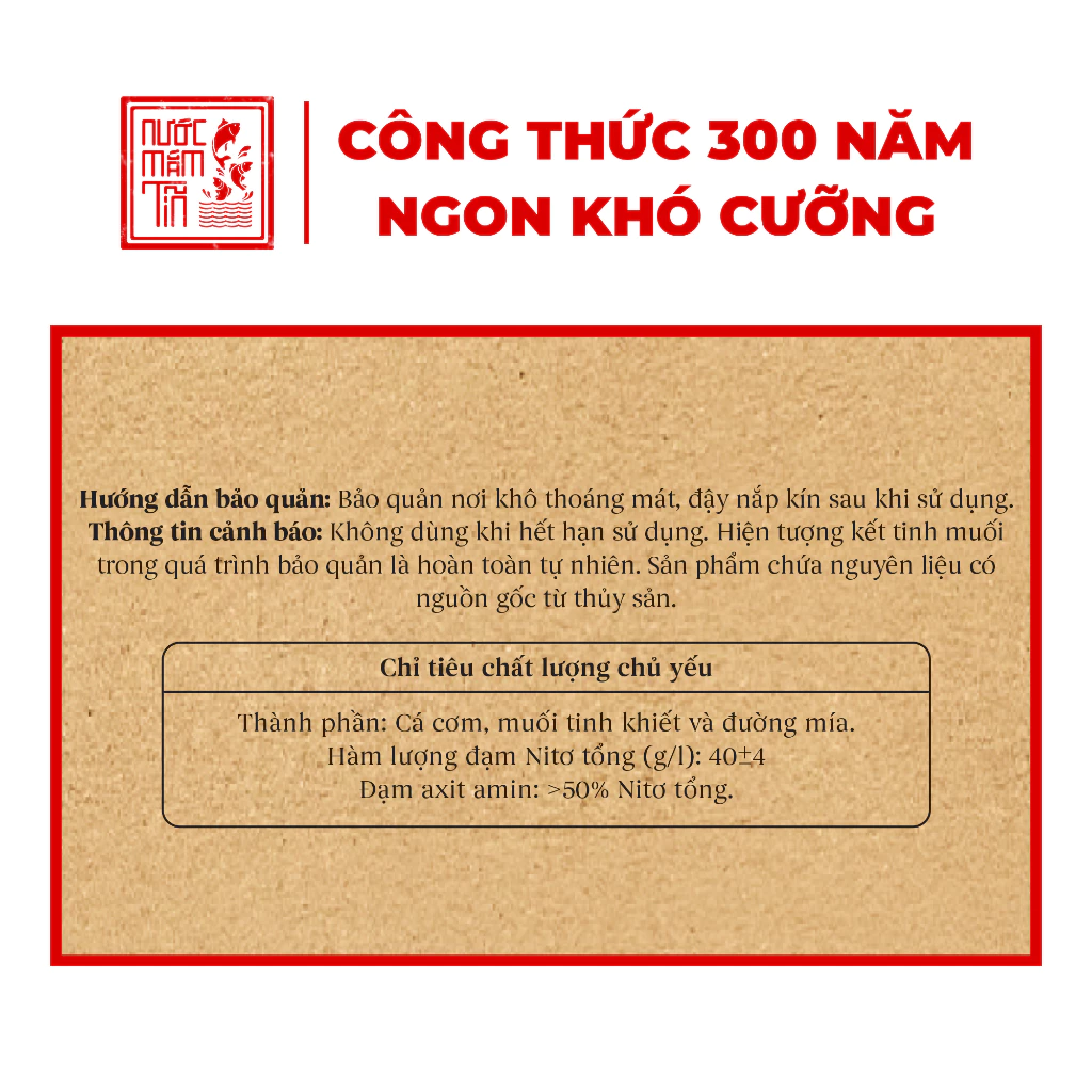 Nước mắm Tĩn 40N chai mini 60ml
