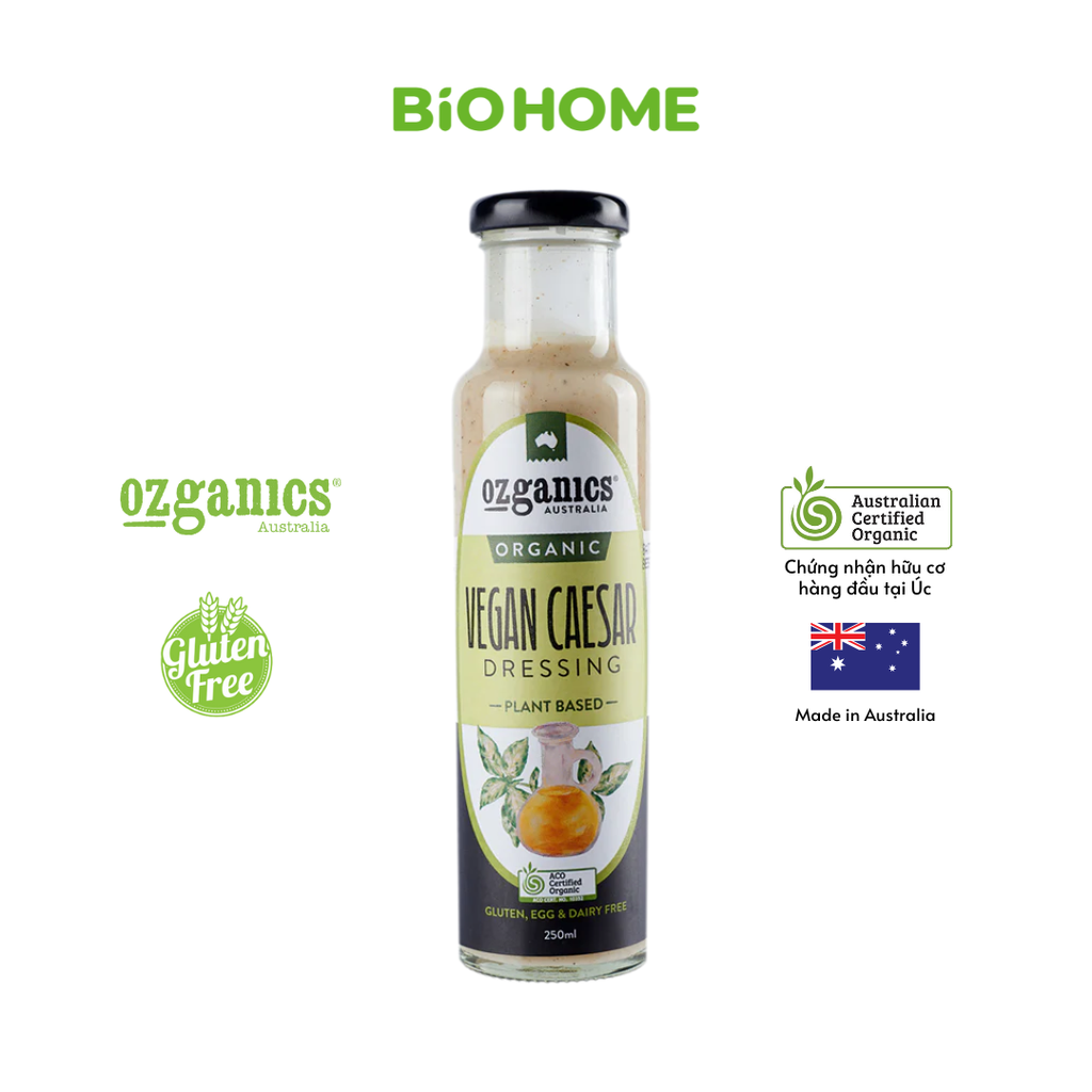 Nước xốt salad hữu cơ Caesar Ozganics (250ml)