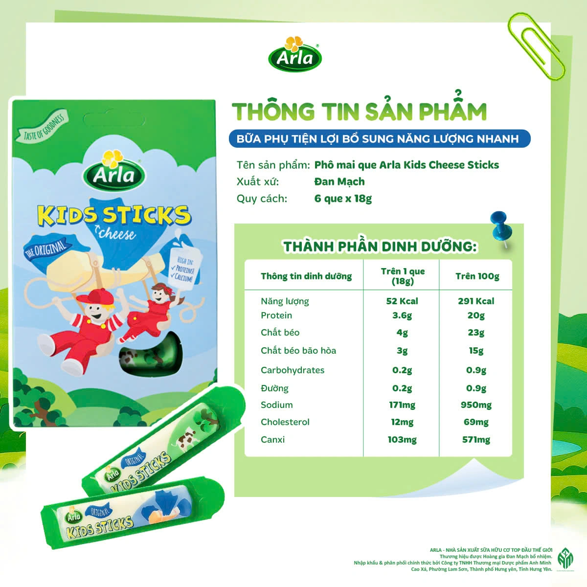 Phomai tươi Arla 108g