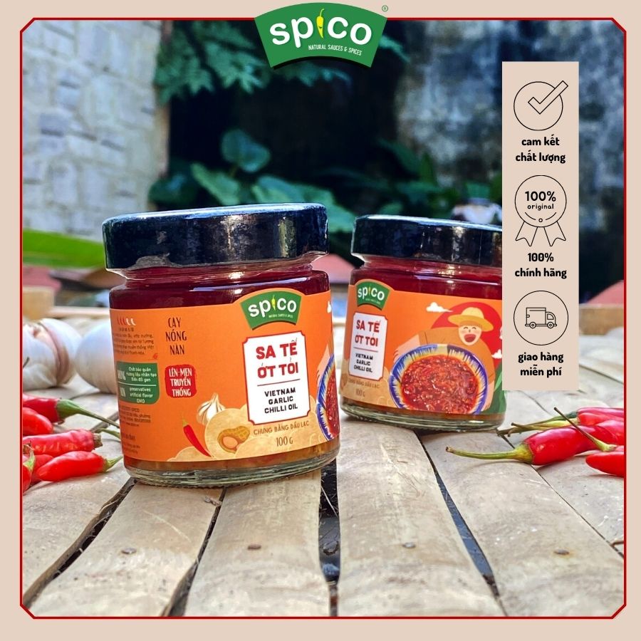 Sa tế ớt tỏi Spico 130g