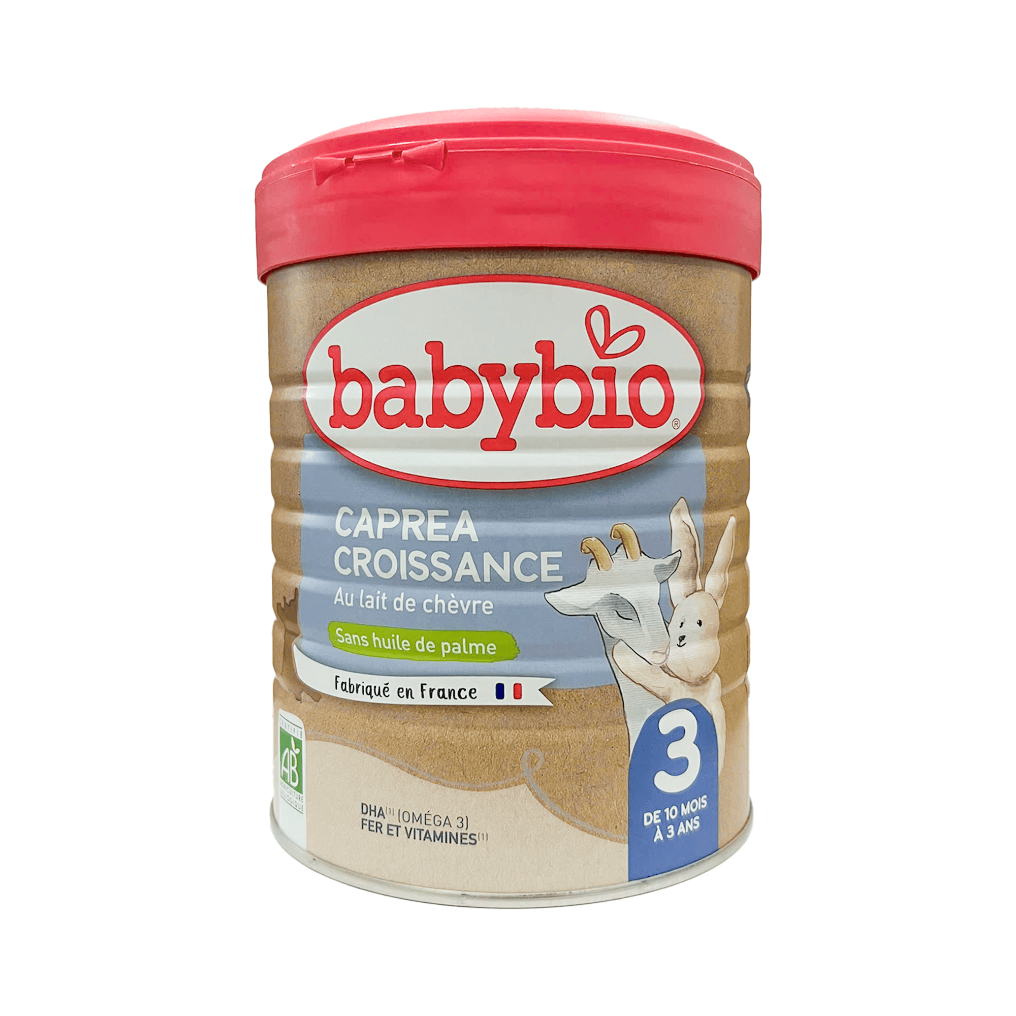Sữa dê hữu cơ tăng trưởng Babybio số 3
