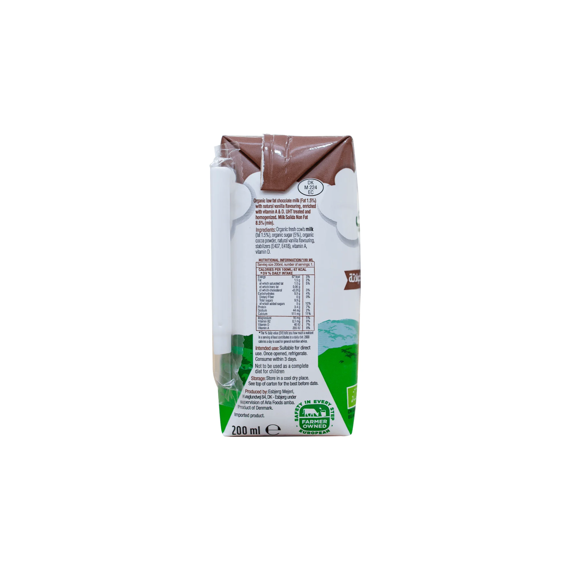 Sữa tươi socola hữu cơ Arla 200ml