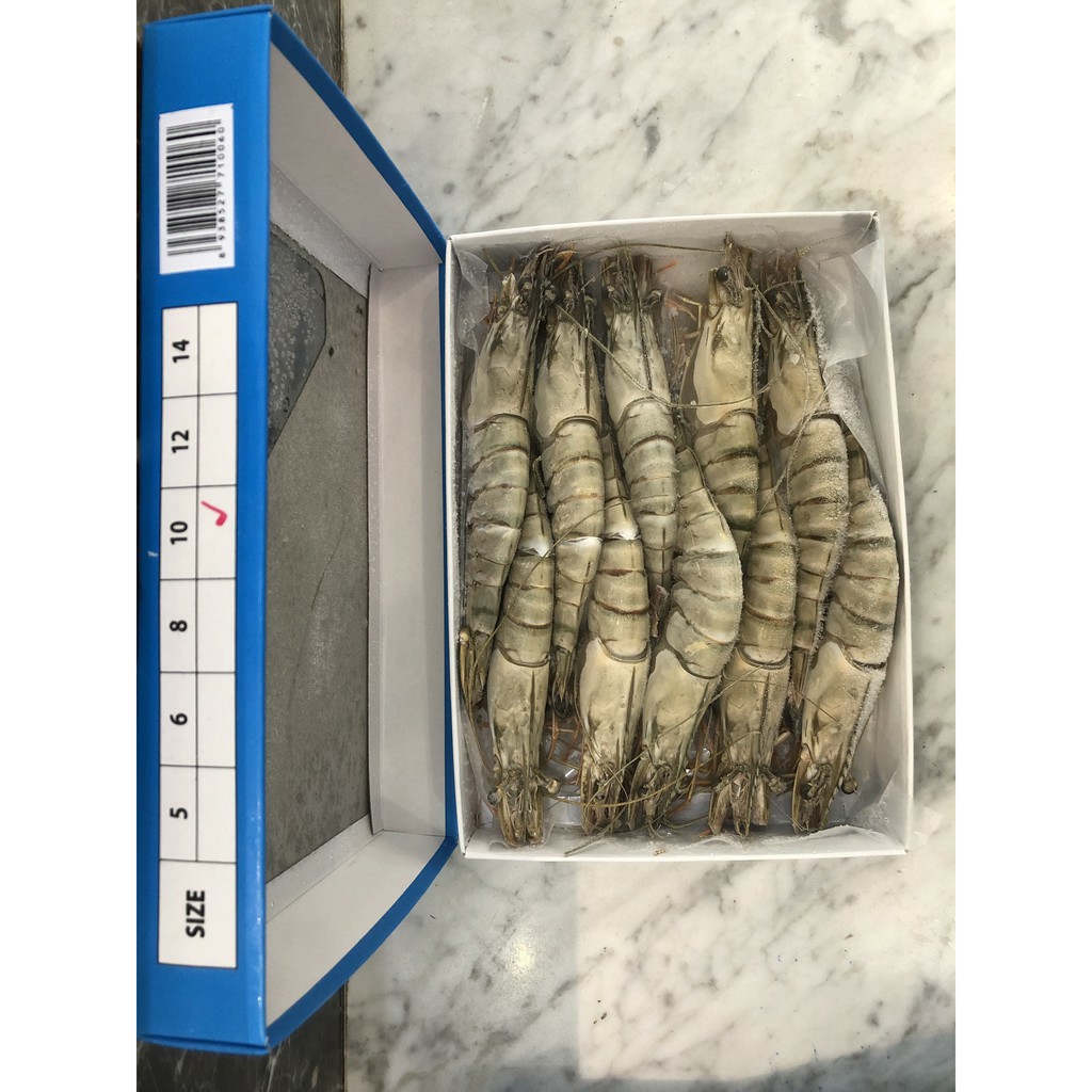 Tôm sú sinh thái NC hữu cơ 10 con 500G
